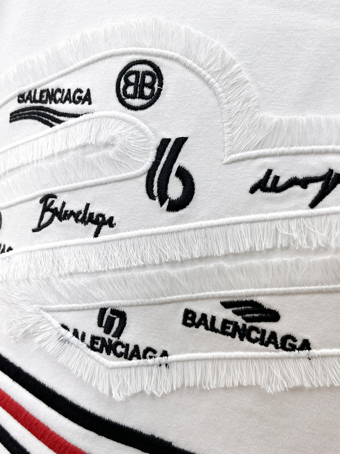 Balenciaga A貨 男款短袖T恤 拼接字母設計 潮流寬鬆款