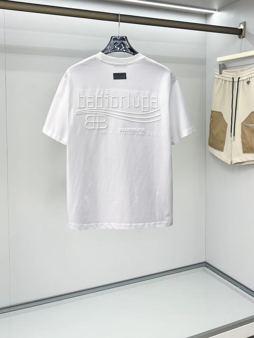 Balenciaga 一比一 男款 BB刺繡短袖T恤 簡約休閒百搭款| 14 Balenciaga 一比一 男款 BB刺繡短袖T恤 簡約休閒百搭款