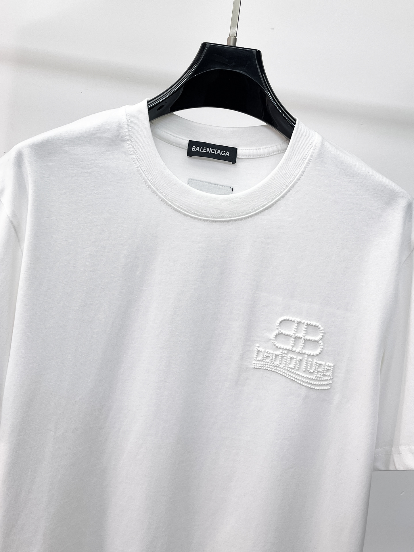 Balenciaga 一比一 男款 BB刺繡短袖T恤 簡約休閒百搭款| 13 Balenciaga 一比一 男款 BB刺繡短袖T恤 簡約休閒百搭款