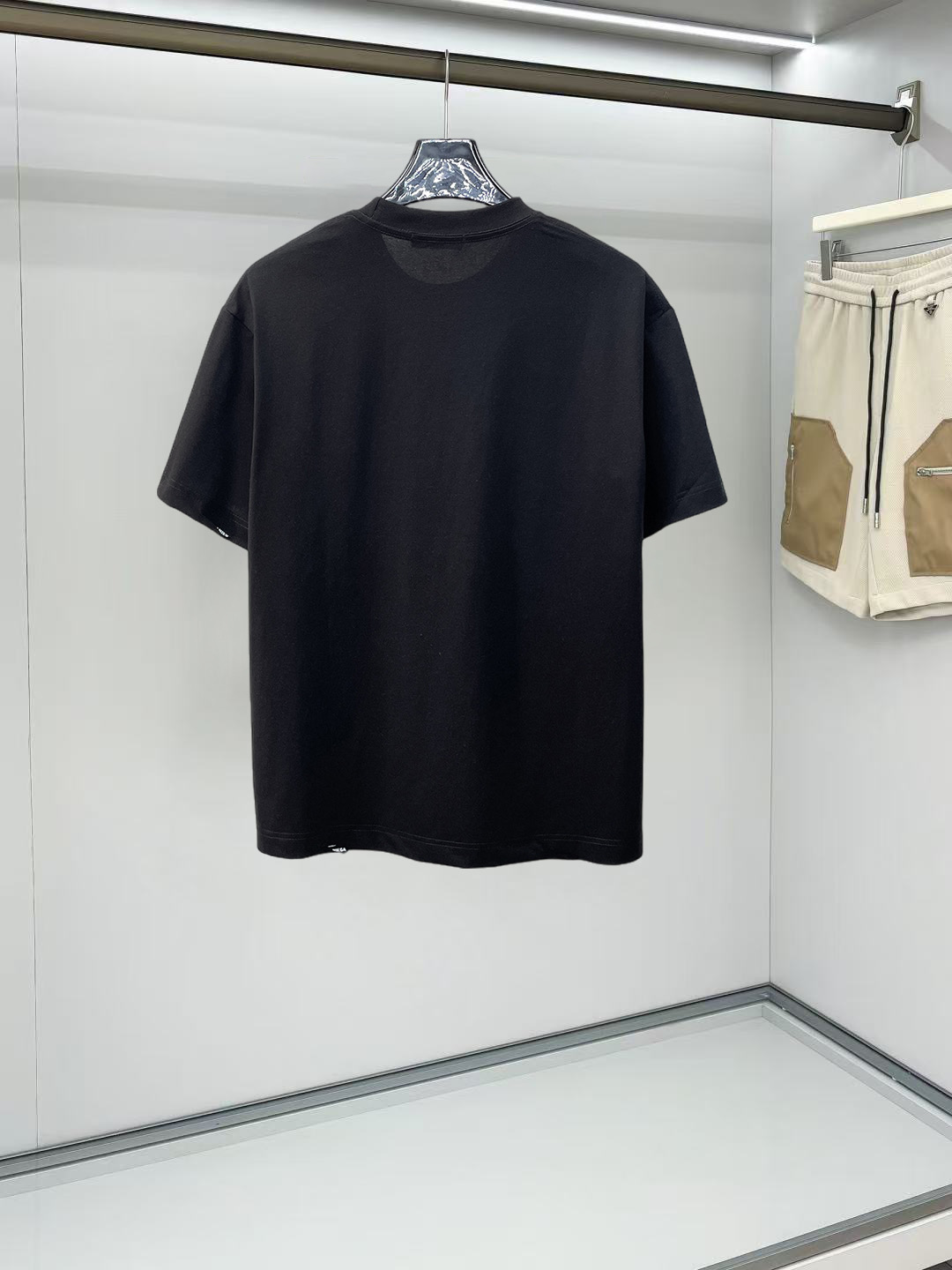 Balenciaga 一比一 男款 拼接圖案短袖T恤 潮流設計款