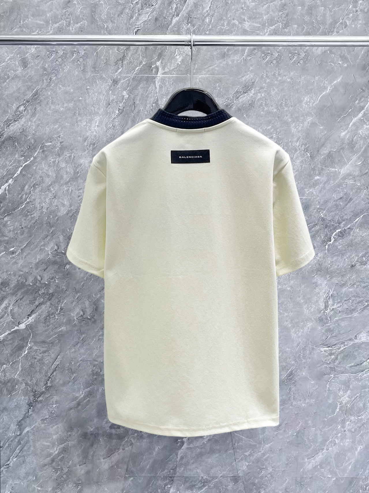 Balenciaga 復刻 男款 刺繡多Logo短袖T恤 潮流百搭設計款| 14 Balenciaga 復刻 男款 刺繡多Logo短袖T恤 潮流百搭設計款