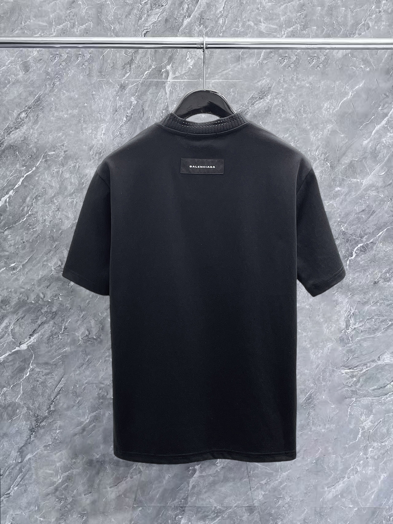 Balenciaga 原單 男款 重工刺繡Logo短袖T恤 高級感街頭風| 14 Balenciaga 原單 男款 重工刺繡Logo短袖T恤 高級感街頭風