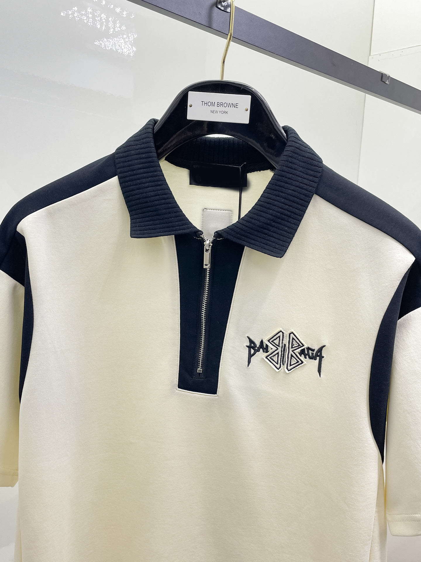 Balenciaga 一比一 男款 拼色拉鍊POLO短袖T恤 運動休閒風| 13 Balenciaga 一比一 男款 拼色拉鍊POLO短袖T恤 運動休閒風