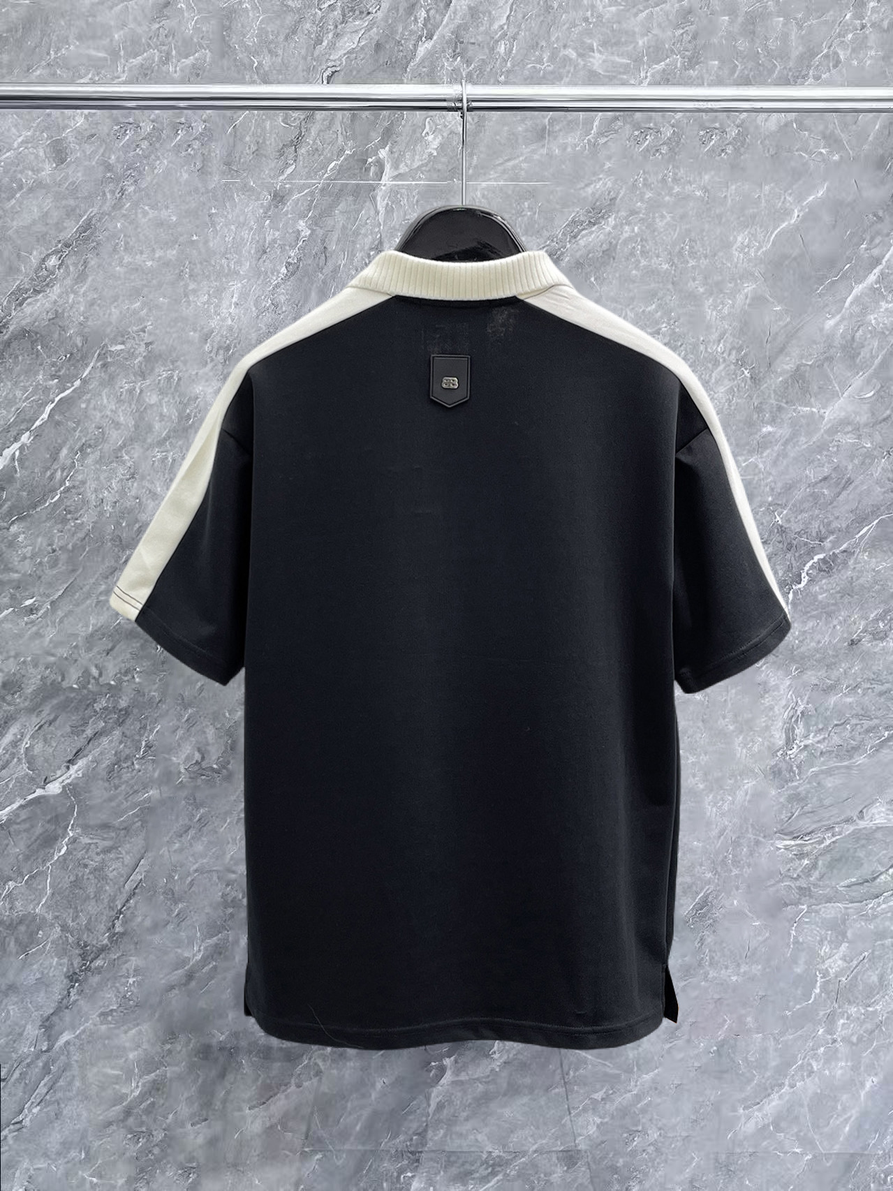 Balenciaga A貨 男款 拼接設計拉鍊POLO短袖T恤 百搭機能風| 14 Balenciaga A貨 男款 拼接設計拉鍊POLO短袖T恤 百搭機能風