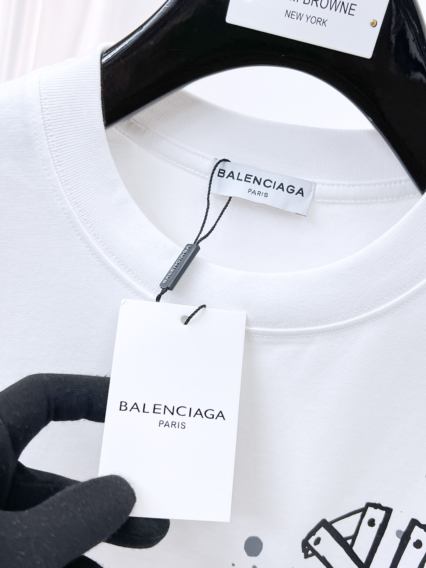 Balenciaga 高仿 男款 做舊破壞印花短袖T恤 潮流街頭款| 11 Balenciaga 高仿 男款 做舊破壞印花短袖T恤 潮流街頭款