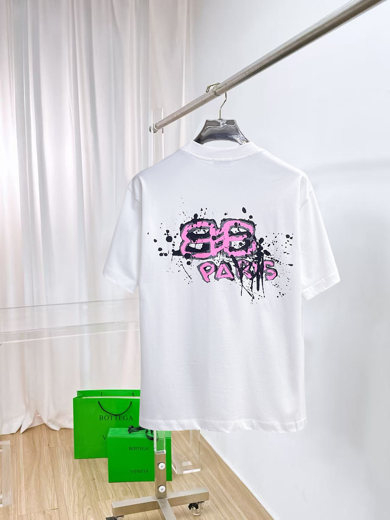 Balenciaga 一比一 男款塗鴉LOGO印花短袖T恤 潮流百搭款| 14 Balenciaga 一比一 男款塗鴉LOGO印花短袖T恤 潮流百搭款