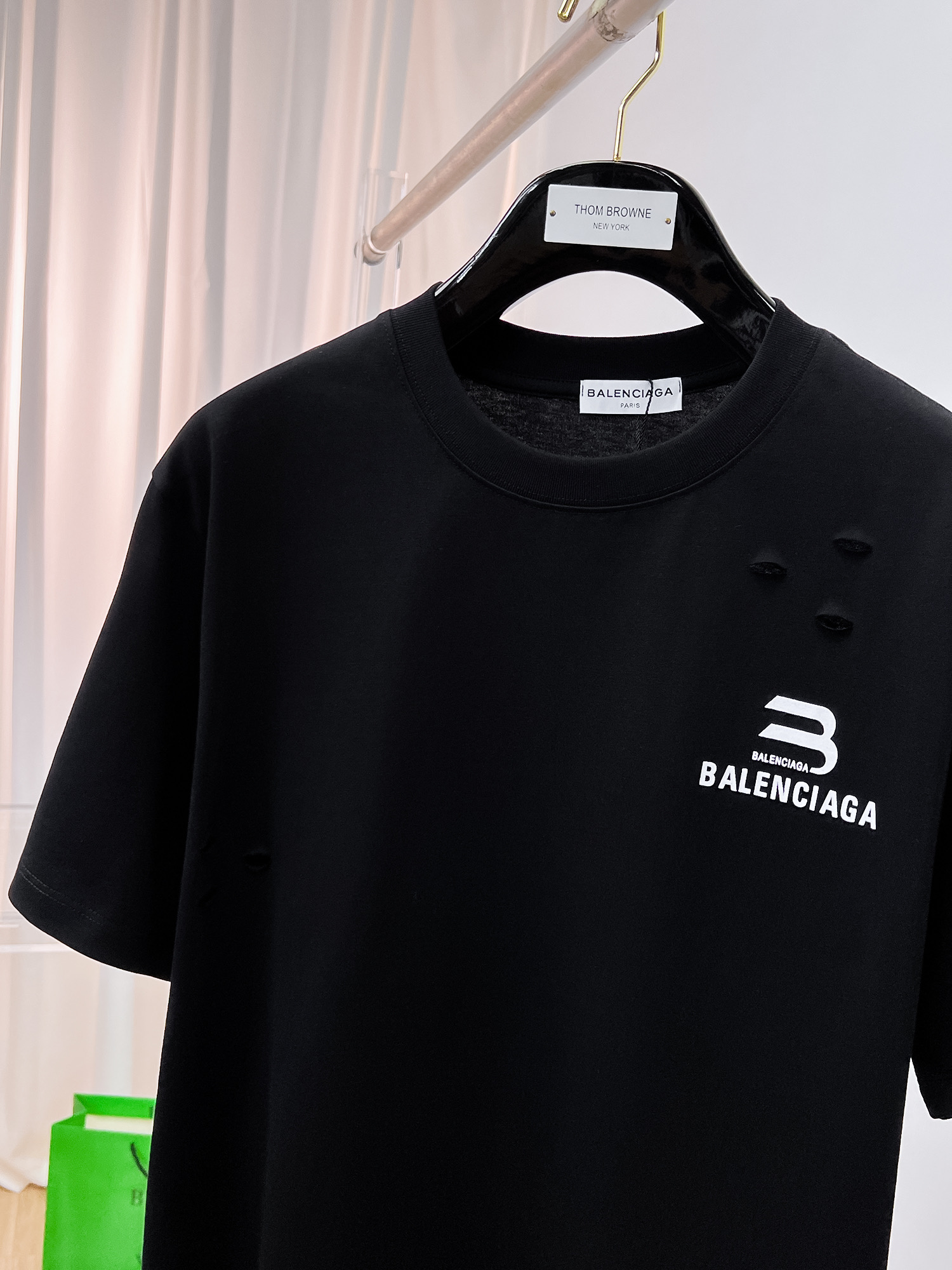 Balenciaga A貨 男款B字LOGO印花短袖T恤 簡約百搭款| 13 Balenciaga A貨 男款B字LOGO印花短袖T恤 簡約百搭款