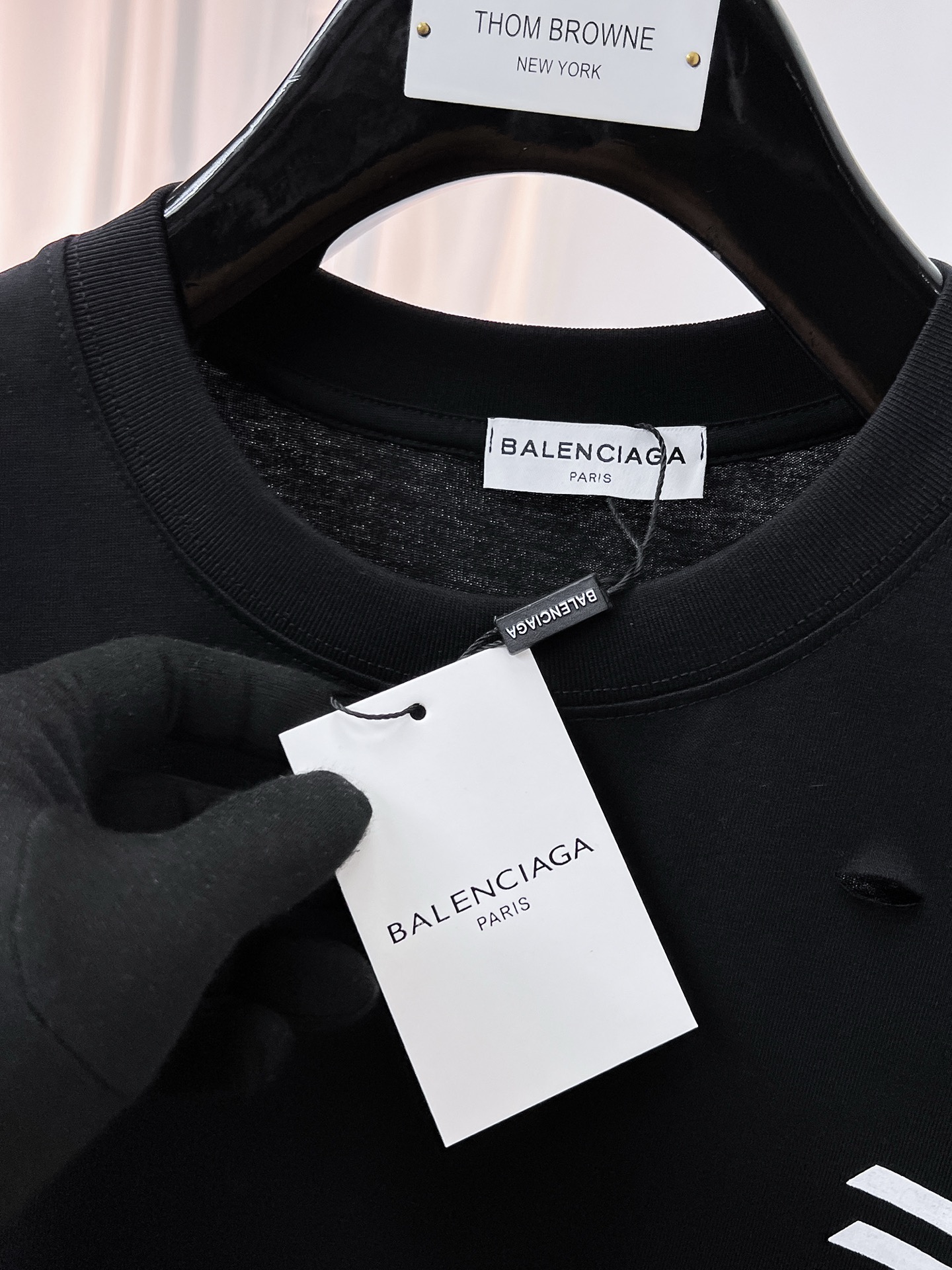 Balenciaga A貨 男款B字LOGO印花短袖T恤 簡約百搭款| 11 Balenciaga A貨 男款B字LOGO印花短袖T恤 簡約百搭款