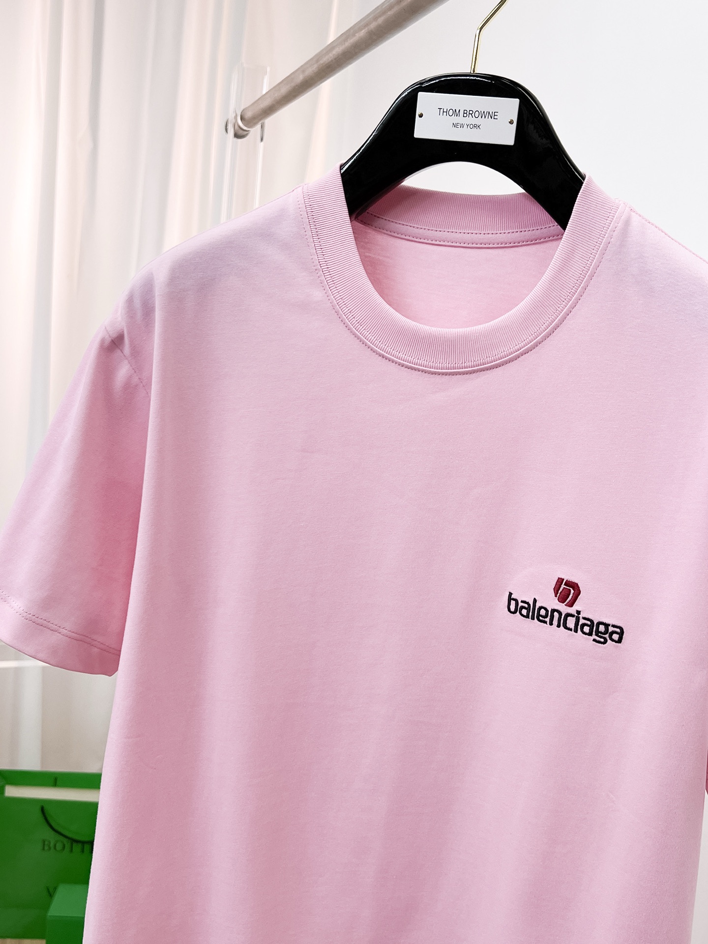 Balenciaga 復刻 男款刺繡LOGO短袖T恤 基礎百搭款