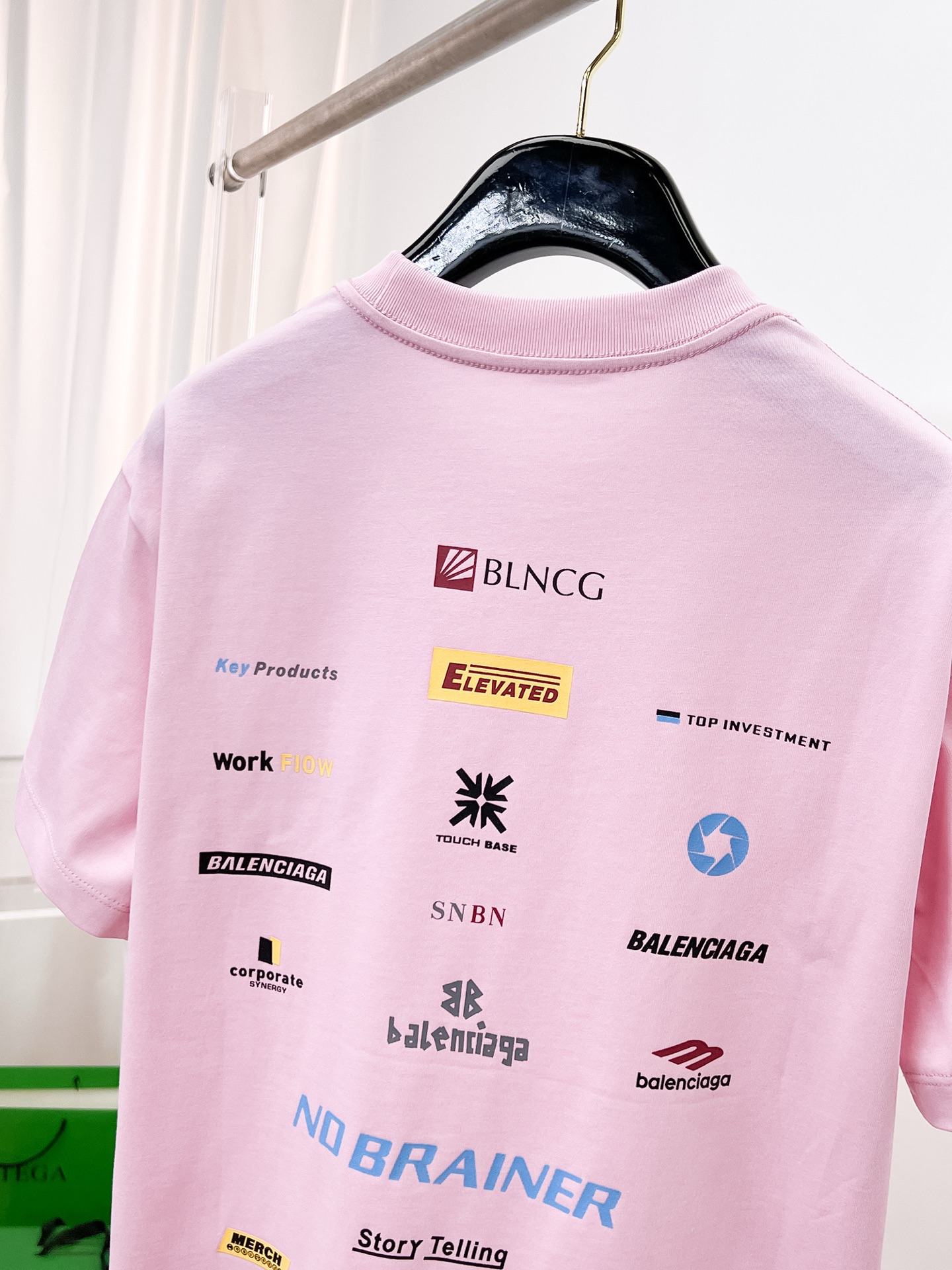 Balenciaga 復刻 男款刺繡LOGO短袖T恤 基礎百搭款