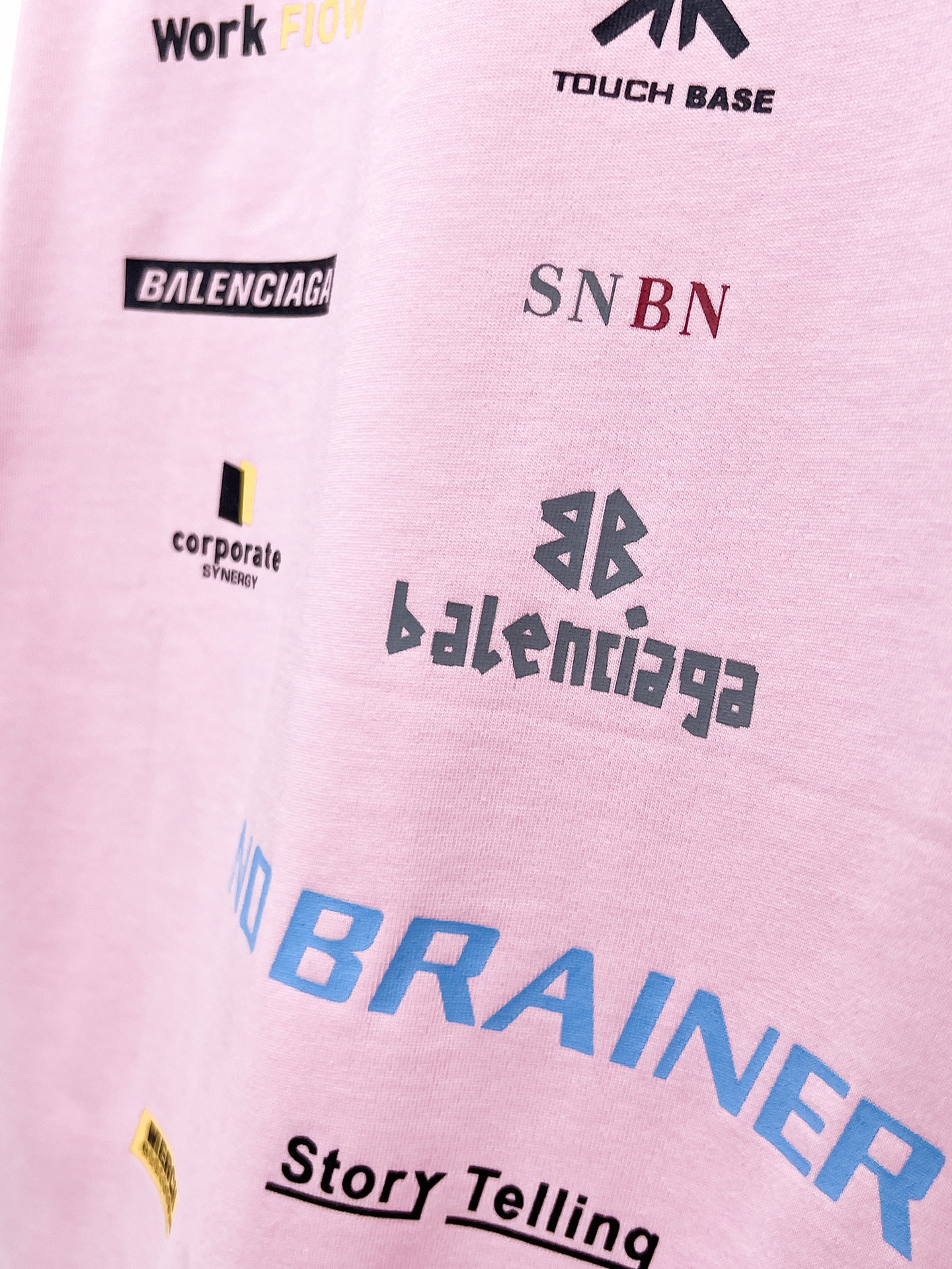 Balenciaga 復刻 男款刺繡LOGO短袖T恤 基礎百搭款