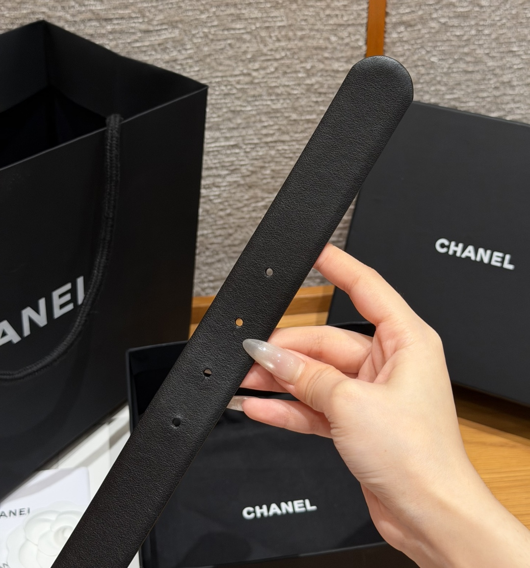 Chanel 原單 女款雙C水鑽珍珠扣皮帶 酒紅色腰帶 氣質名媛款| 8 Chanel 原單 女款雙C水鑽珍珠扣皮帶 酒紅色腰帶 氣質名媛款