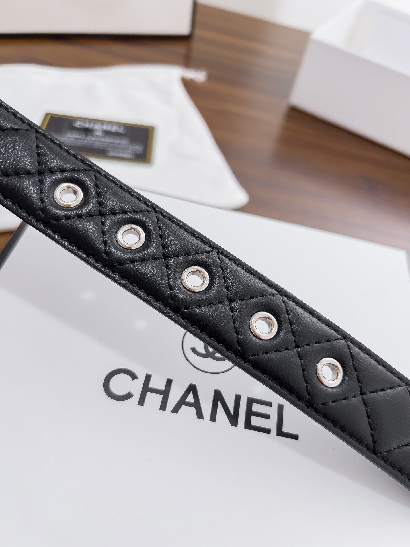 Chanel原單皮穿鍊雙C菱格紋女士牛皮皮帶| 10 Chanel原單皮穿鍊雙C菱格紋女士牛皮皮帶