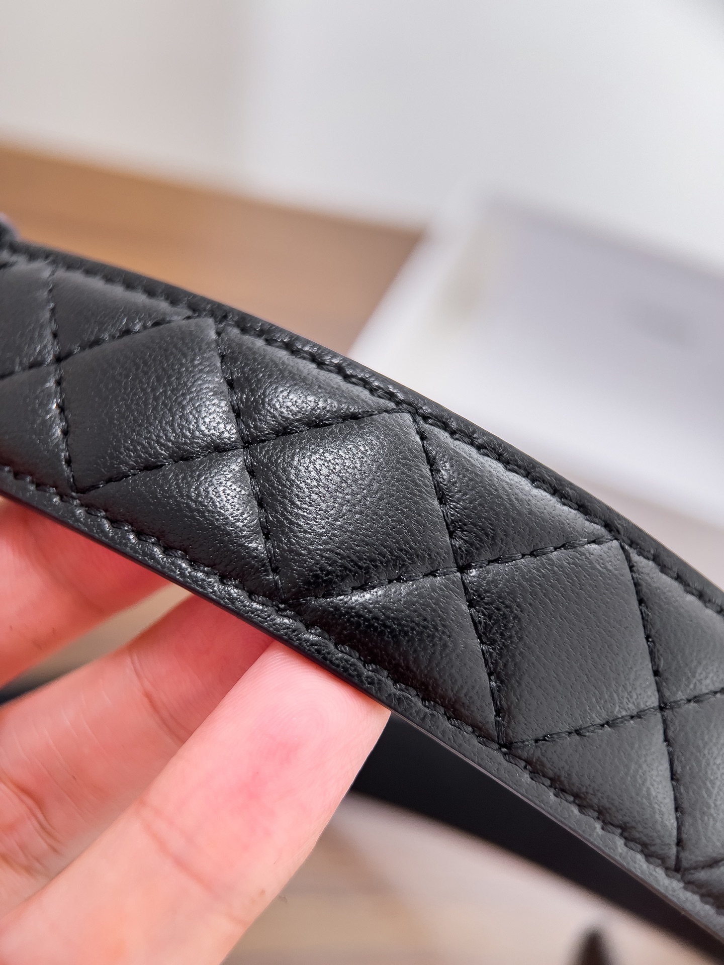 ChanelA貨金色皮穿鍊雙C女士精品腰帶| 7 ChanelA貨金色皮穿鍊雙C女士精品腰帶