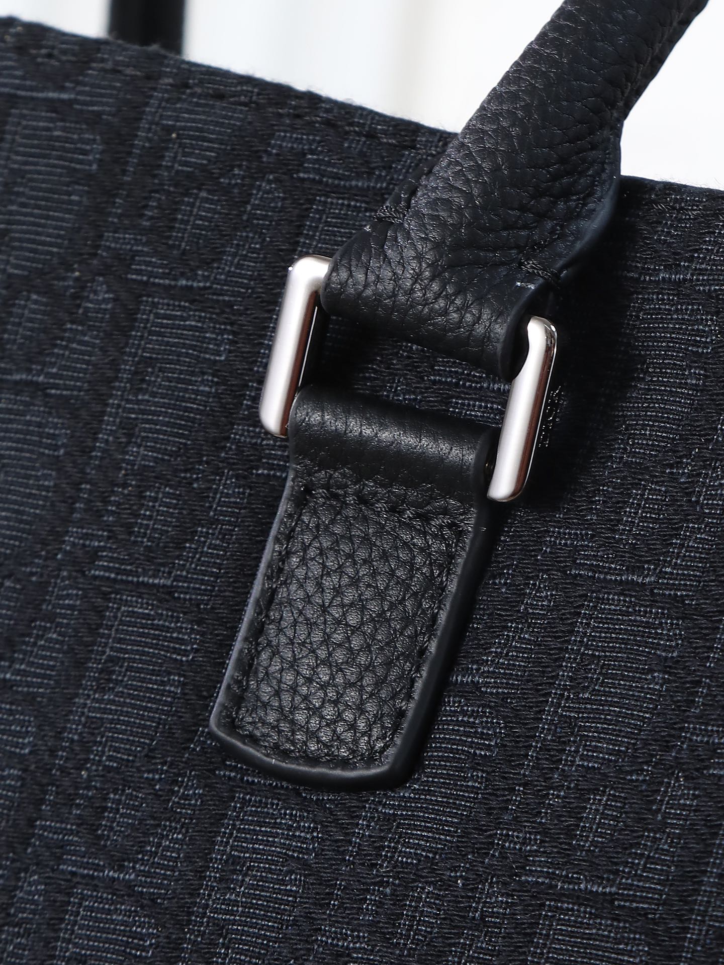 Dior 原單 深色Oblique托特包 男士手提包 商務大容量斜挎公文包| 8 Dior 原單 深色Oblique托特包 男士手提包 商務大容量斜挎公文包