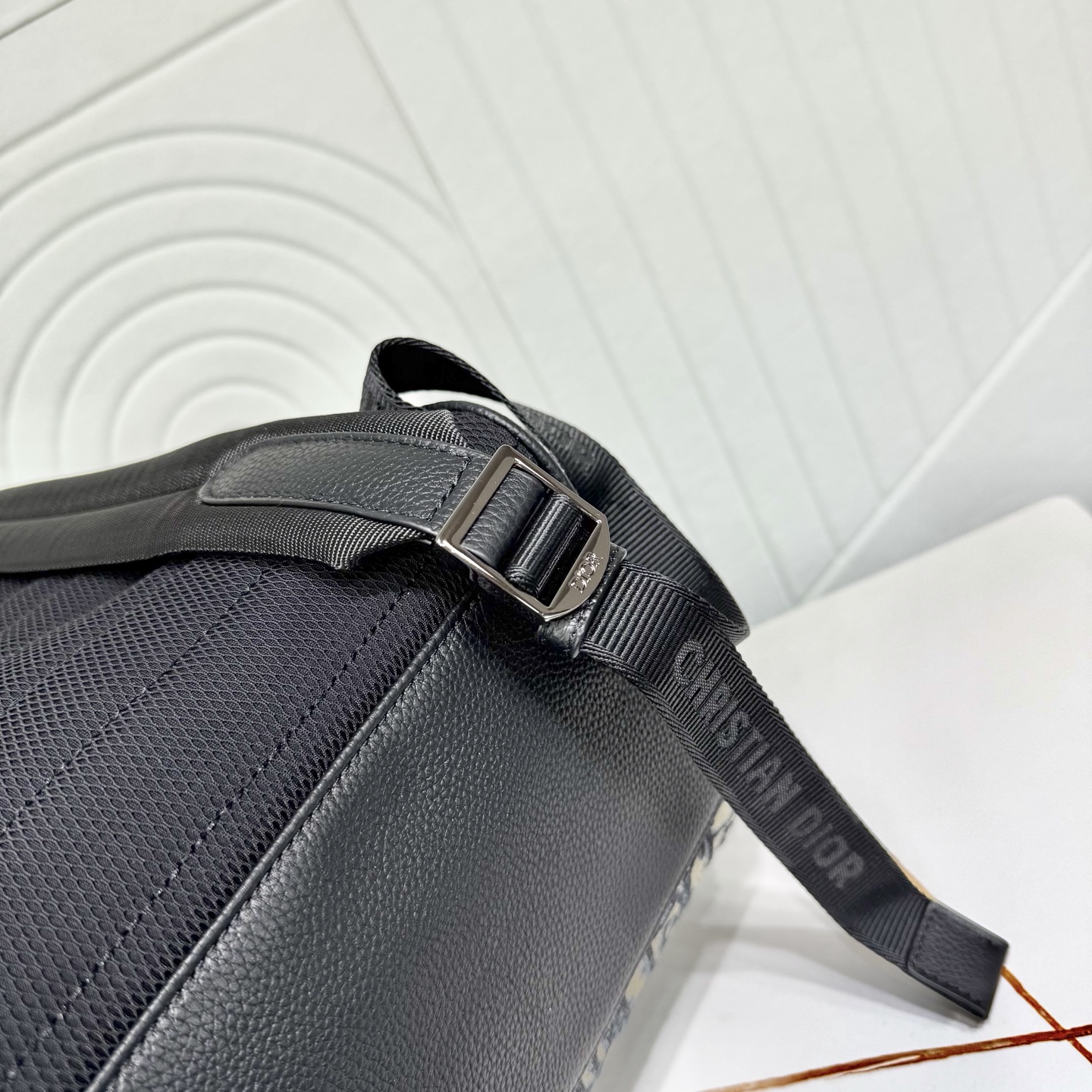 Dior A貨 Oblique 經典老花翻蓋後背包 雙肩休閒旅行包