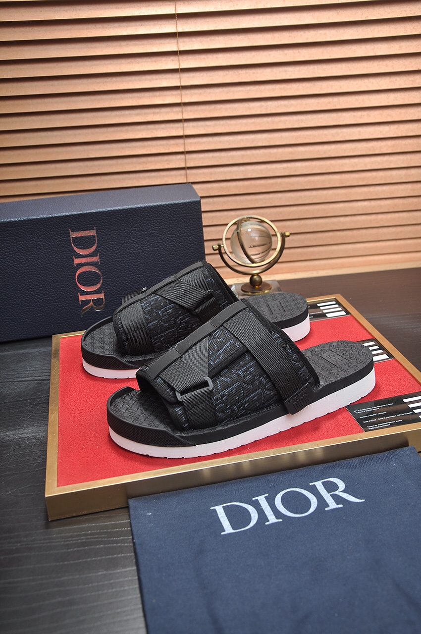 Dior一比一男士機能風雙帶涼拖戶外設計舒適耐穿潮流款| 13 Dior一比一男士機能風雙帶涼拖戶外設計舒適耐穿潮流款