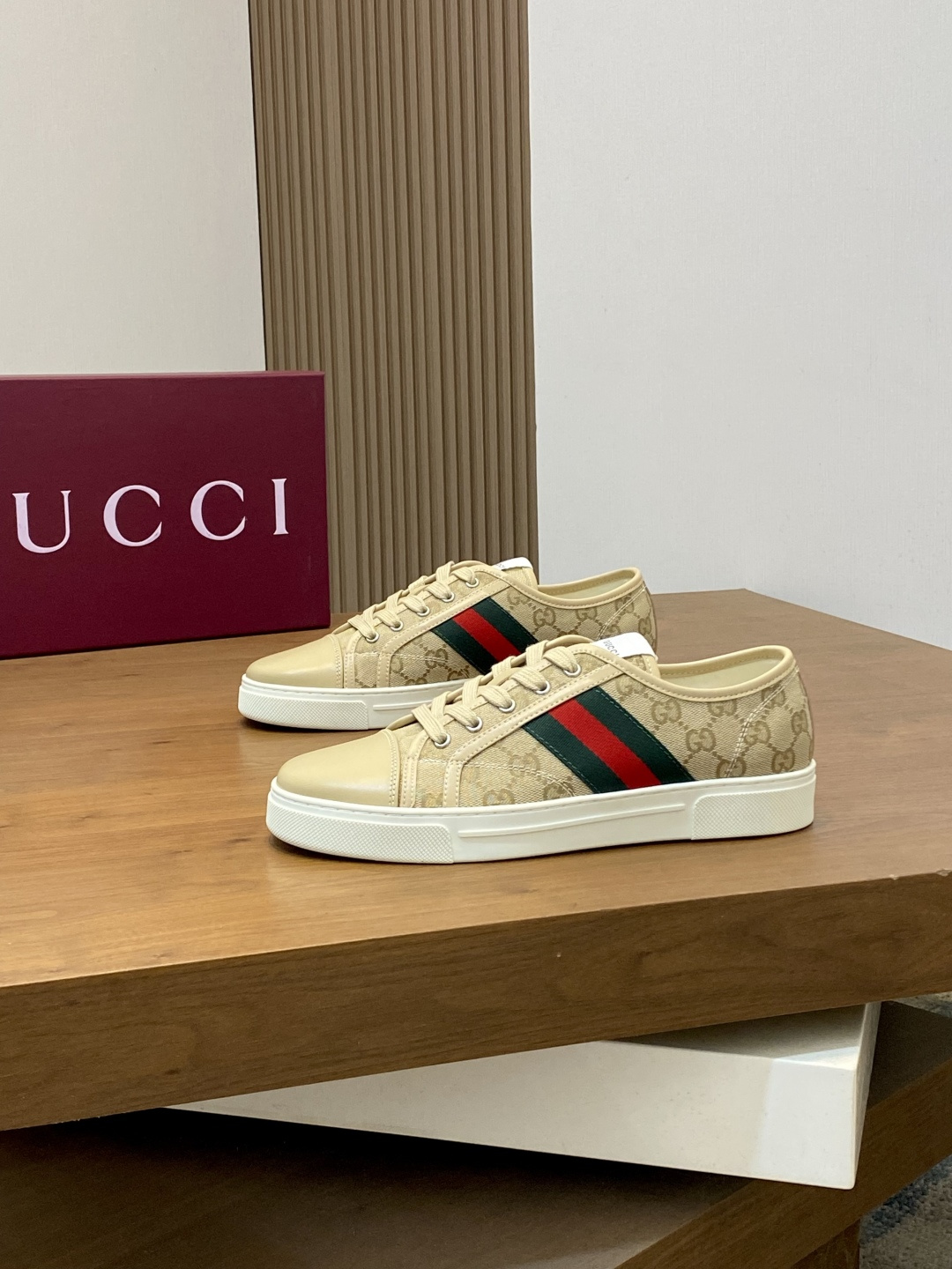 GUCCI A貨男款老花低筒休閒鞋 經典織帶百搭運動鞋| 13 GUCCI A貨男款老花低筒休閒鞋 經典織帶百搭運動鞋