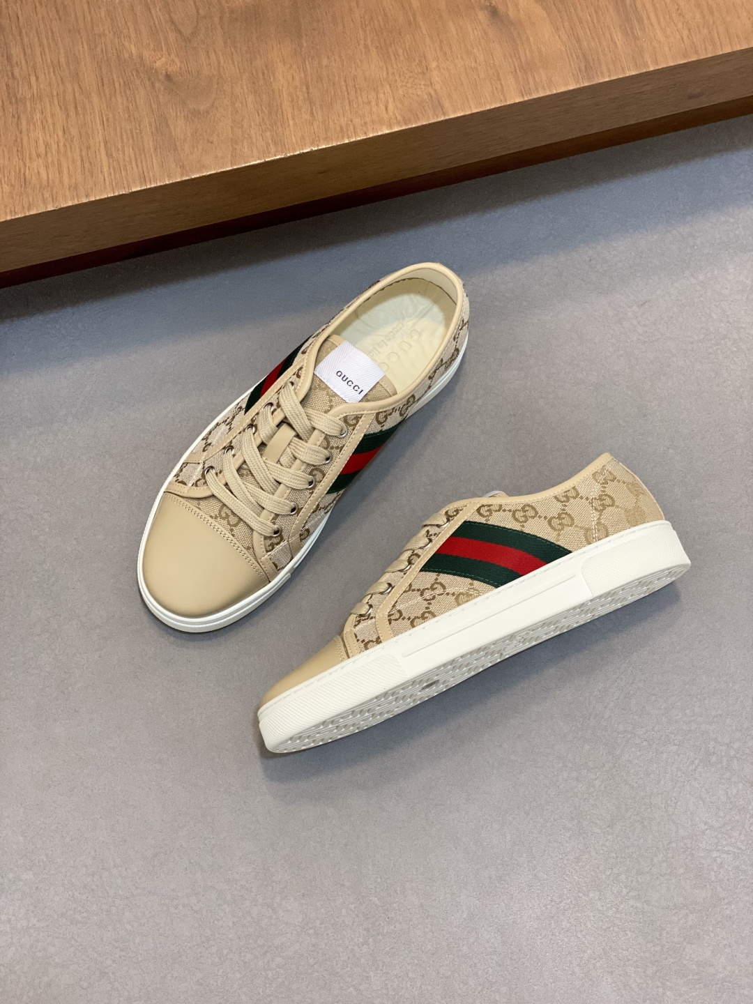 GUCCI A貨男款老花低筒休閒鞋 經典織帶百搭運動鞋| 11 GUCCI A貨男款老花低筒休閒鞋 經典織帶百搭運動鞋