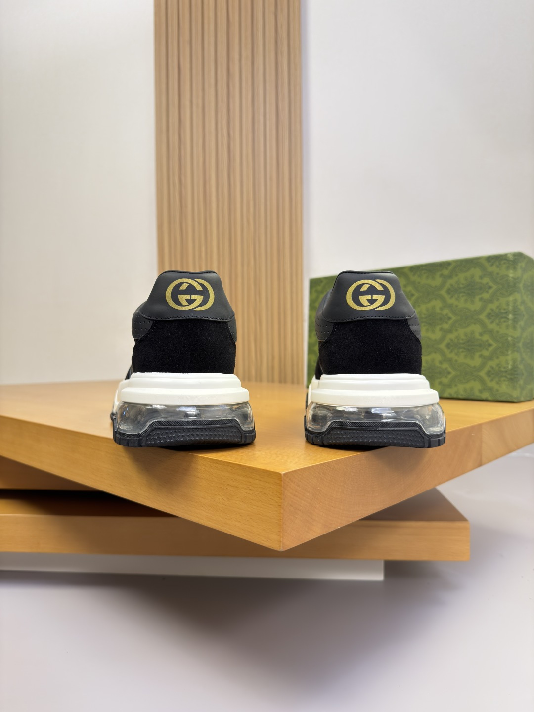 Gucci 原單厚底氣墊運動鞋 GG老花拼接潮流男鞋| 8 Gucci 原單厚底氣墊運動鞋 GG老花拼接潮流男鞋