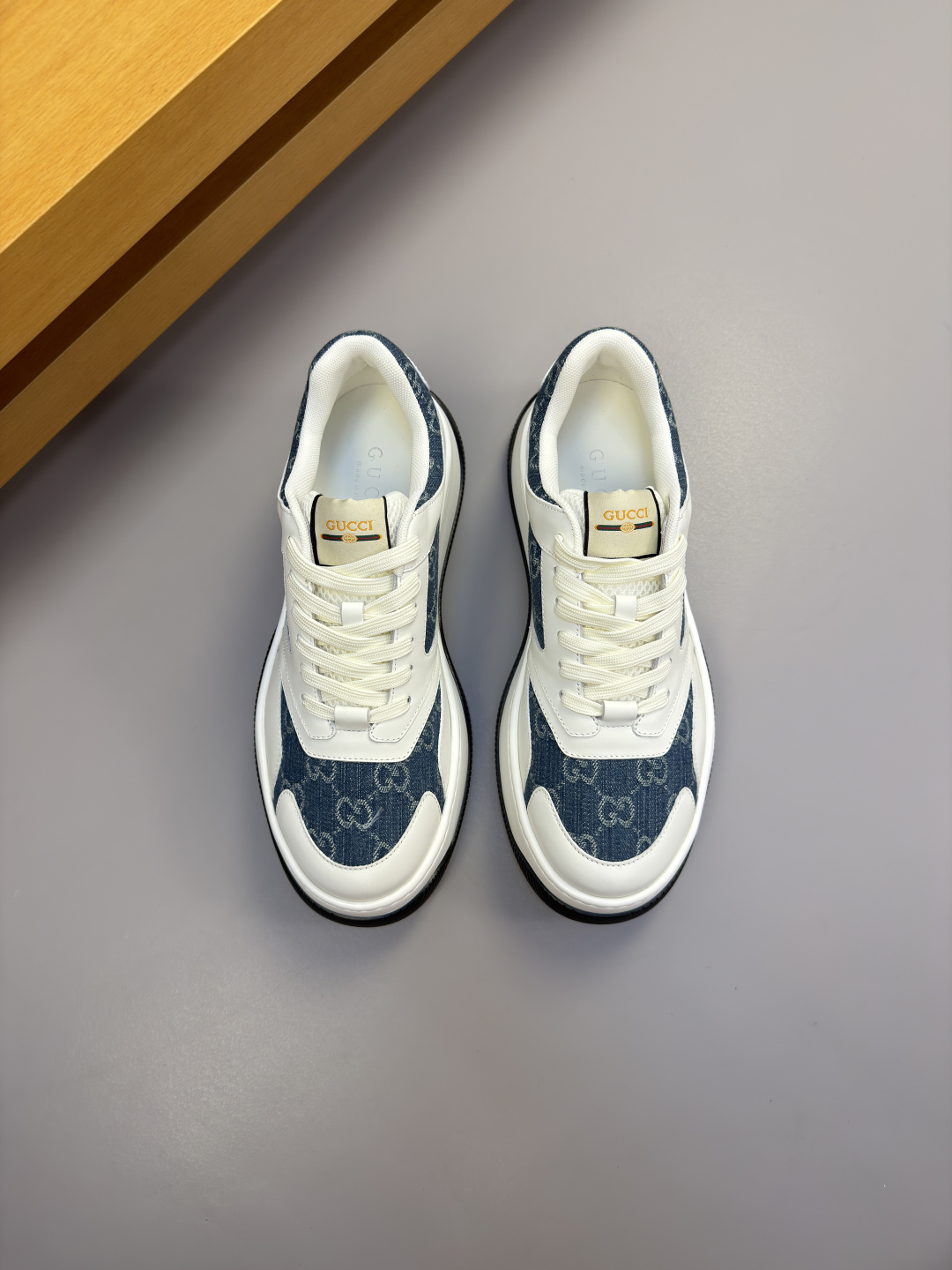 Gucci 一比一丹寧GG老花休閒鞋 復古厚底運動鞋| 14 Gucci 一比一丹寧GG老花休閒鞋 復古厚底運動鞋