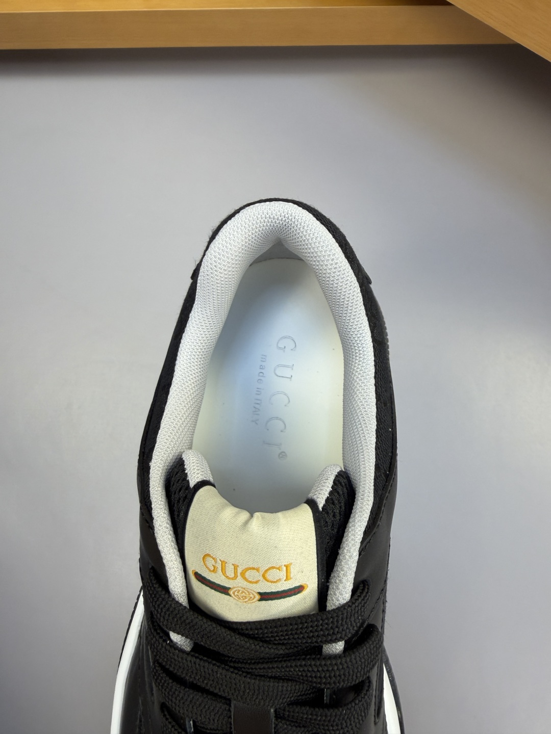 Gucci A貨黑色GG老花厚底運動鞋 潮流百搭男鞋| 9 Gucci A貨黑色GG老花厚底運動鞋 潮流百搭男鞋