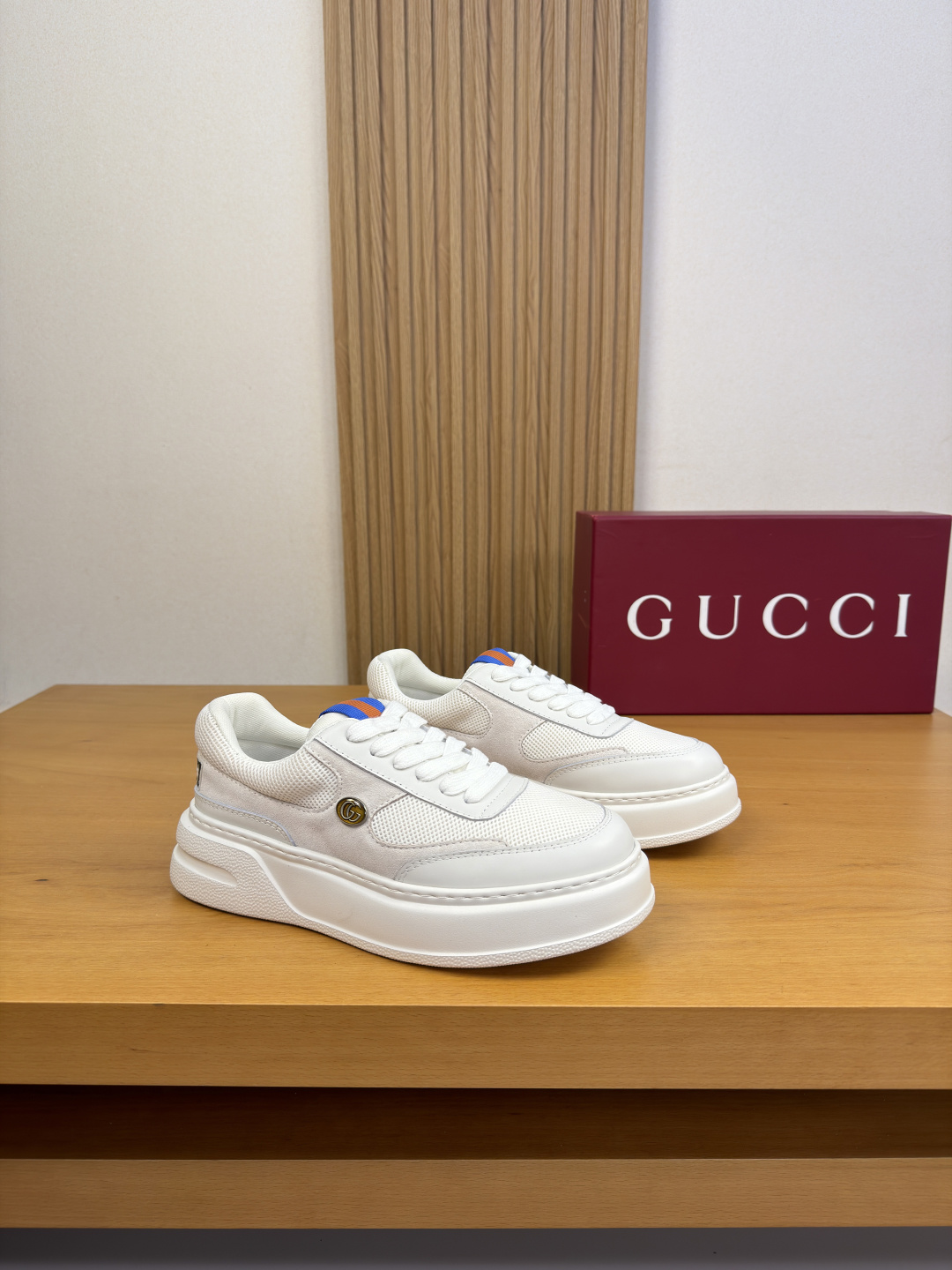Gucci 高仿透氣網布厚底運動鞋 輕量舒適休閒鞋| 3 Gucci 高仿透氣網布厚底運動鞋 輕量舒適休閒鞋