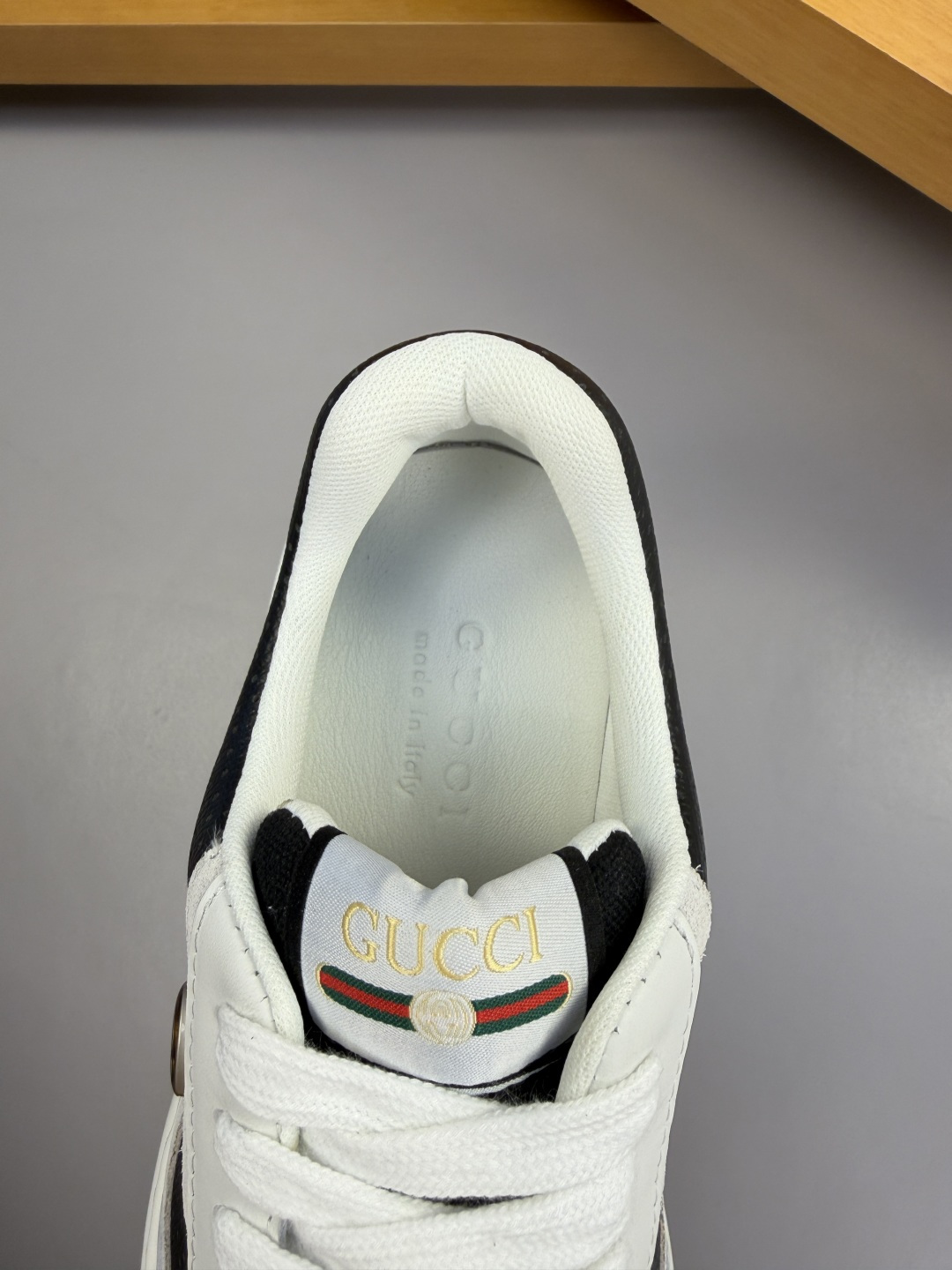 Gucci 復刻黑白拼色厚底休閒鞋 百搭潮流運動鞋| 9 Gucci 復刻黑白拼色厚底休閒鞋 百搭潮流運動鞋