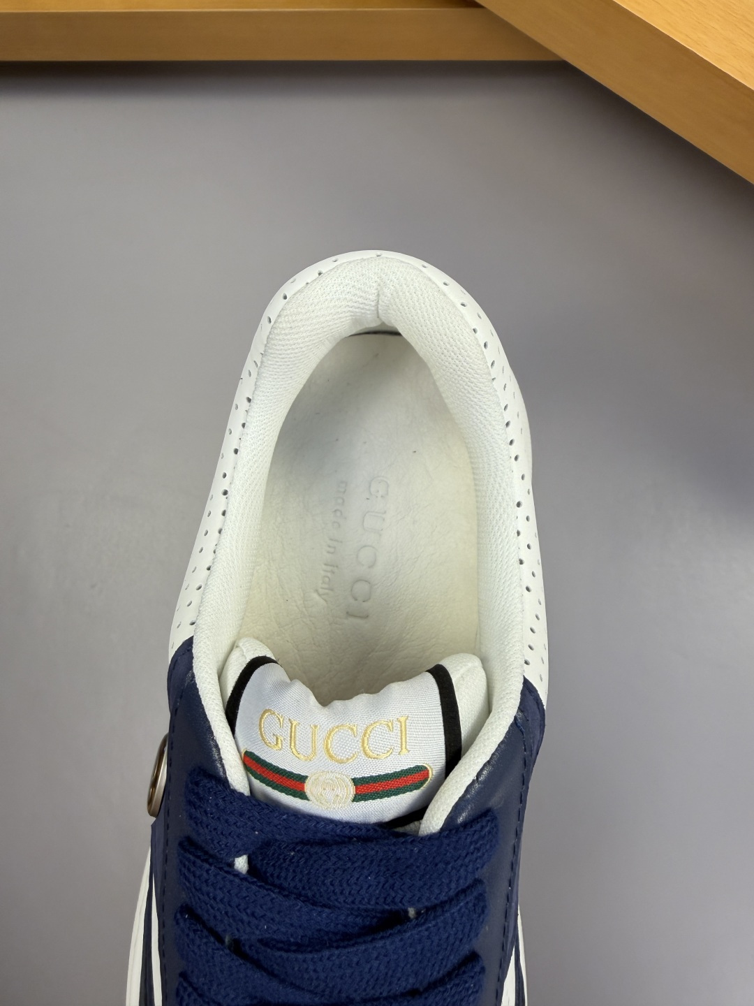 Gucci 原單藍白拼色厚底運動鞋 精品休閒百搭鞋