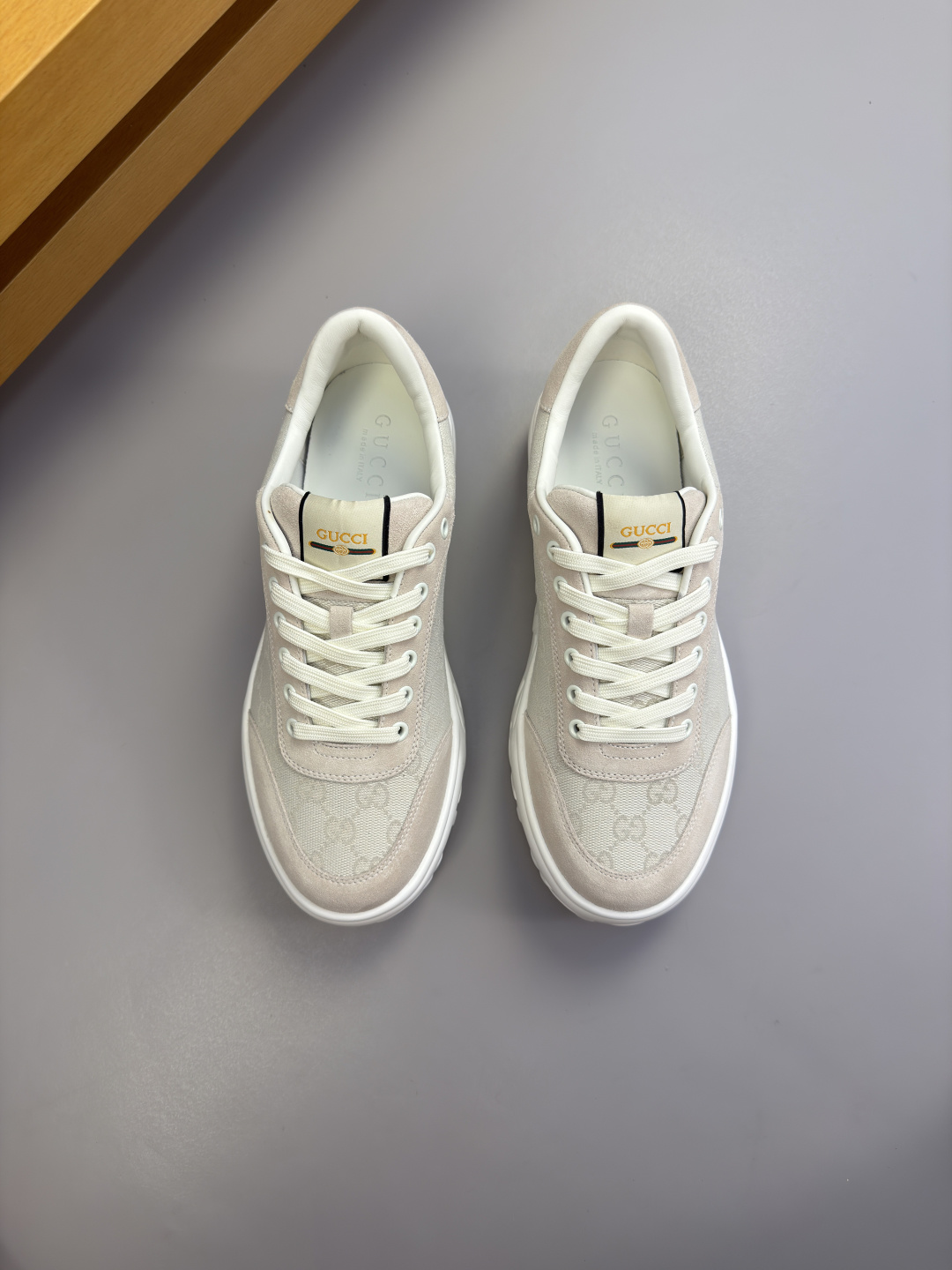 Gucci A貨米白GG老花休閒鞋 輕奢百搭運動鞋| 14 Gucci A貨米白GG老花休閒鞋 輕奢百搭運動鞋