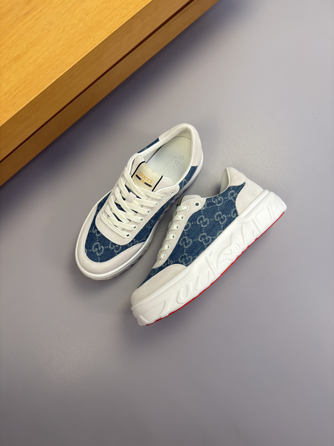 Gucci 一比一丹寧GG老花休閒鞋 百搭厚底精品鞋| 13 Gucci 一比一丹寧GG老花休閒鞋 百搭厚底精品鞋