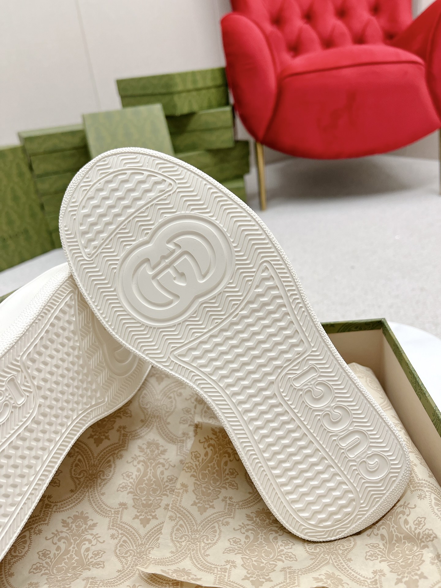 GUCCI 高仿 男款 米白彩色GG刺繡厚底運動鞋 潮流百搭款| 7 GUCCI 高仿 男款 米白彩色GG刺繡厚底運動鞋 潮流百搭款