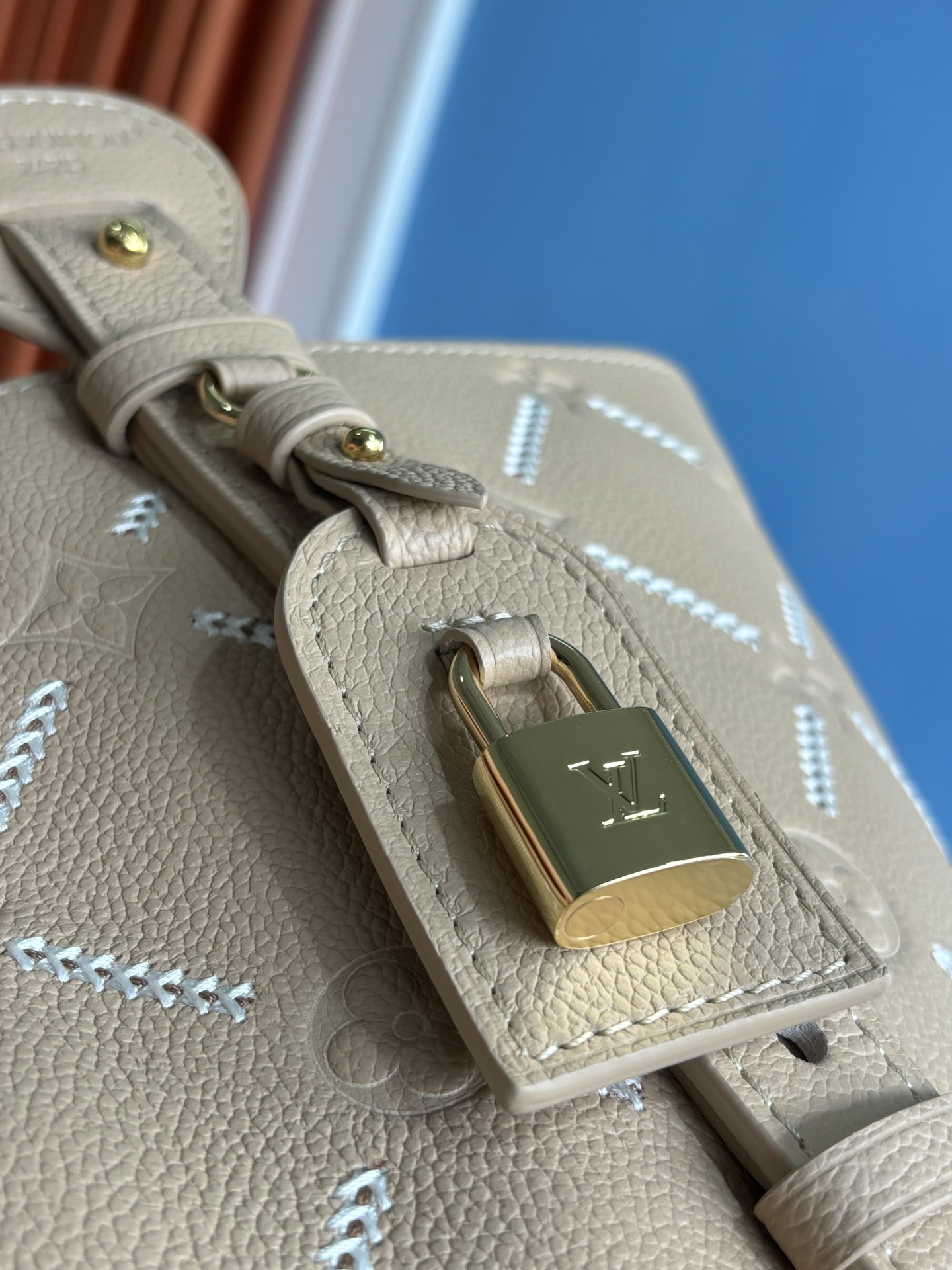 LV 一比一 Bucket Nano Trunks & Bags 水桶鏈條包 粉藍配色