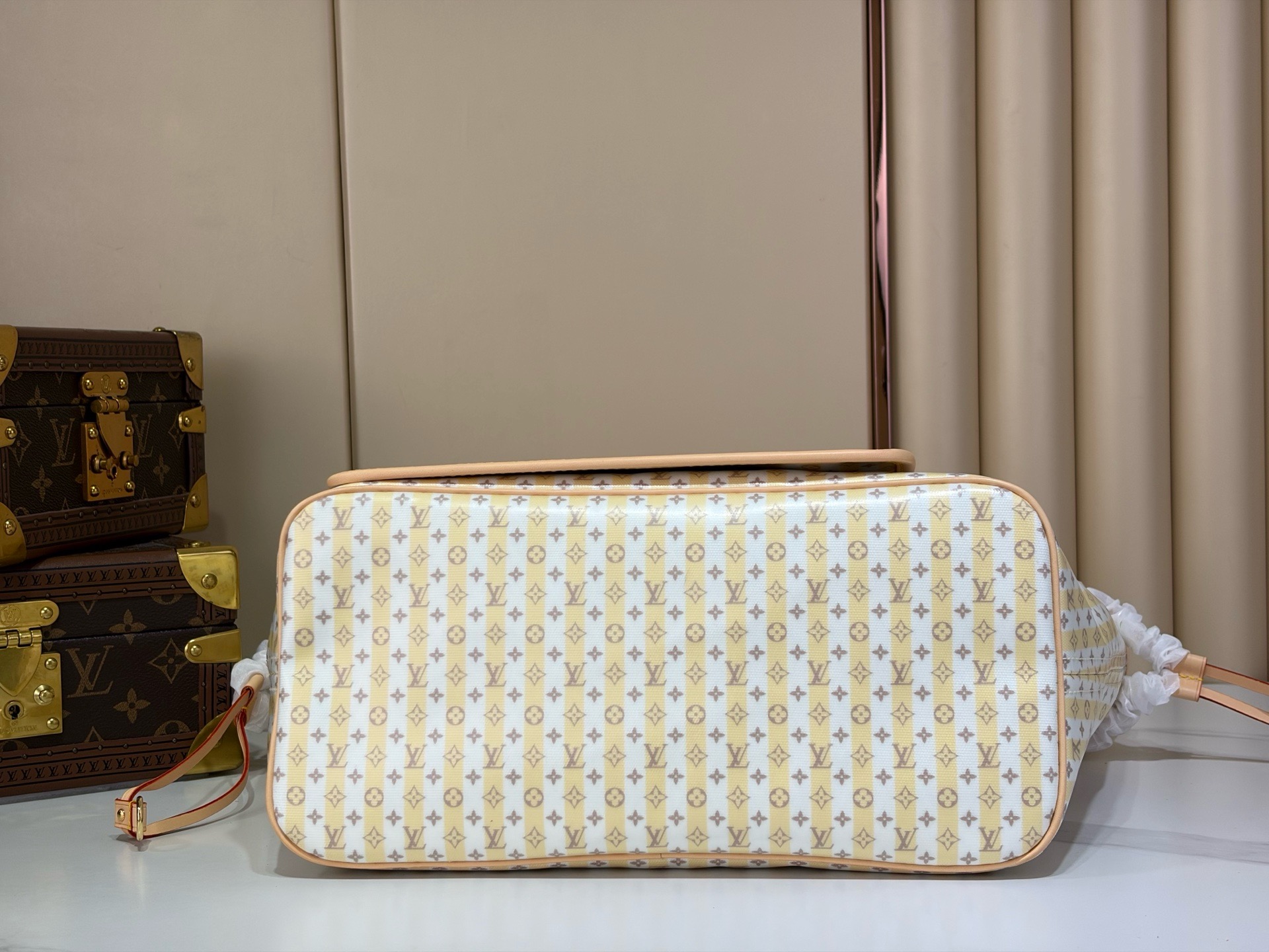 LV 原單 Trunks & Bags 復古老花托特包 大容量購物包| 12 LV 原單 Trunks & Bags 復古老花托特包 大容量購物包