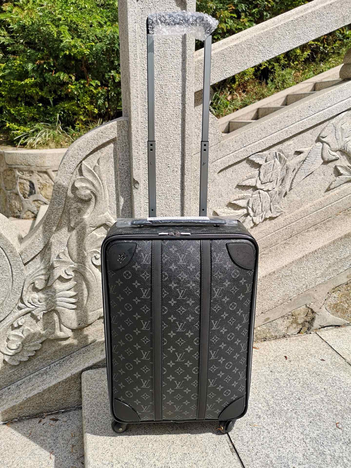 LV 一比一 Eclipse Monogram 拉桿旅行箱 商務登機箱