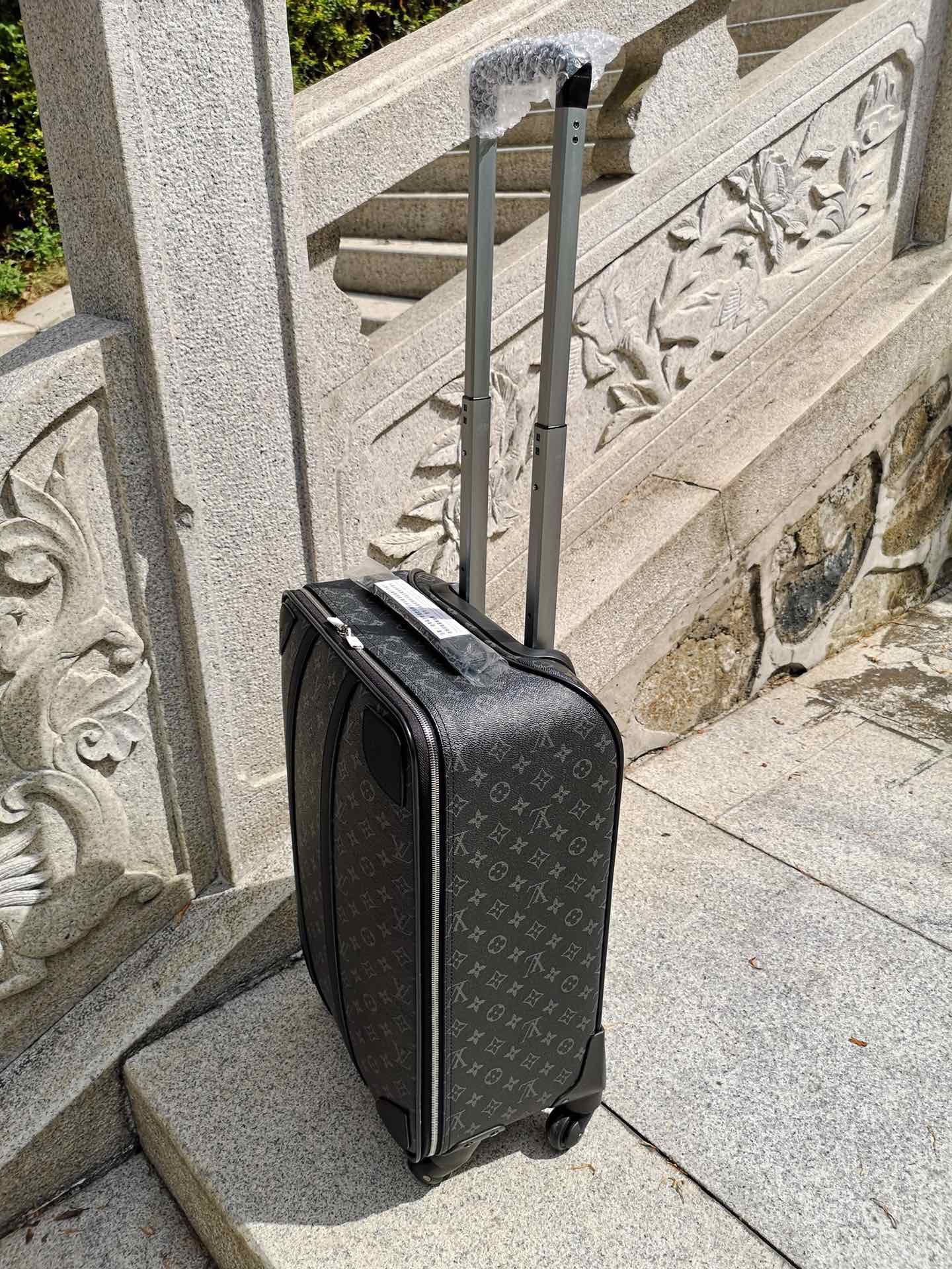 LV 一比一 Eclipse Monogram 拉桿旅行箱 商務登機箱