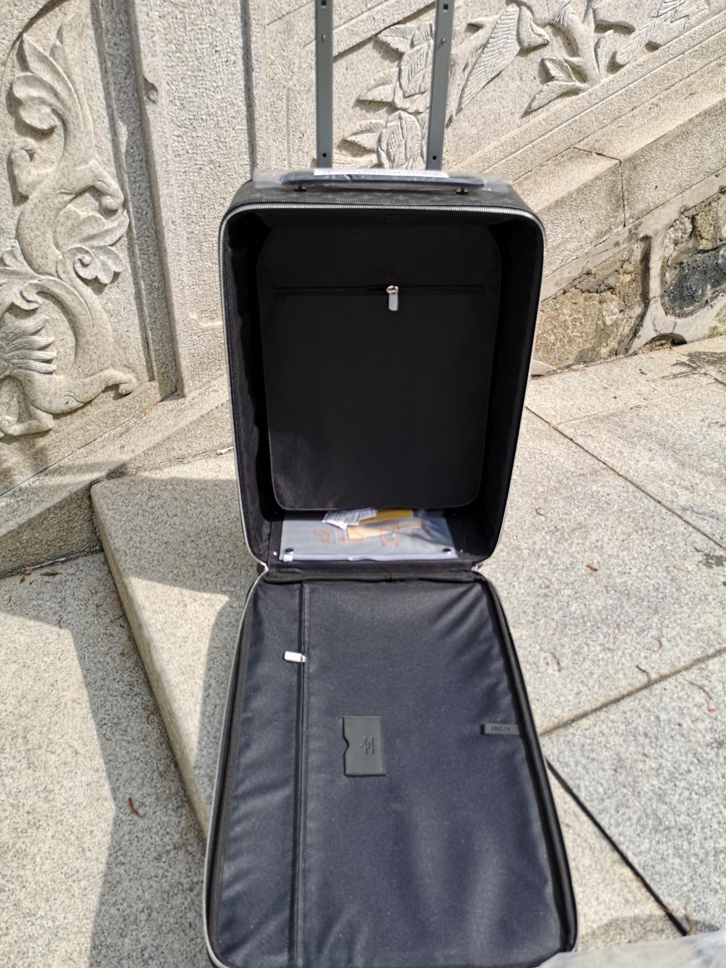 LV 一比一 Eclipse Monogram 拉桿旅行箱 商務登機箱