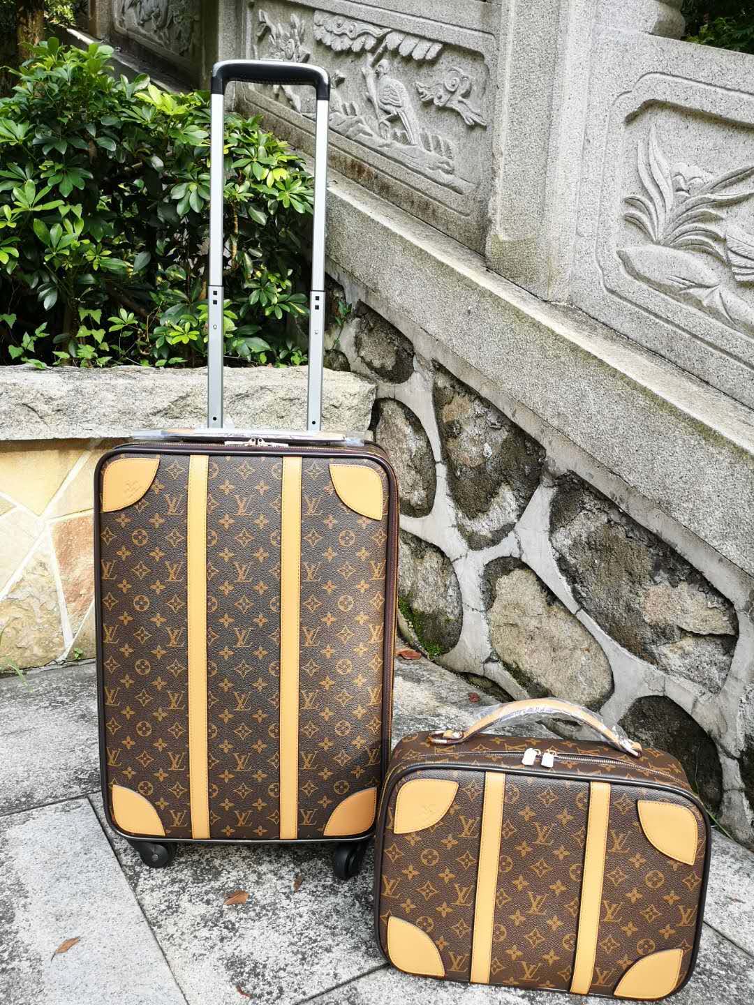 LV 原單 Monogram 經典旅行箱套組 行李箱 收納箱