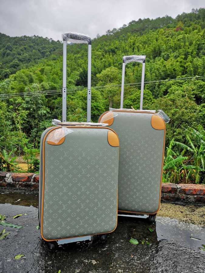 LV 原單 Monogram Grey 旅行拉桿箱 精品登機箱