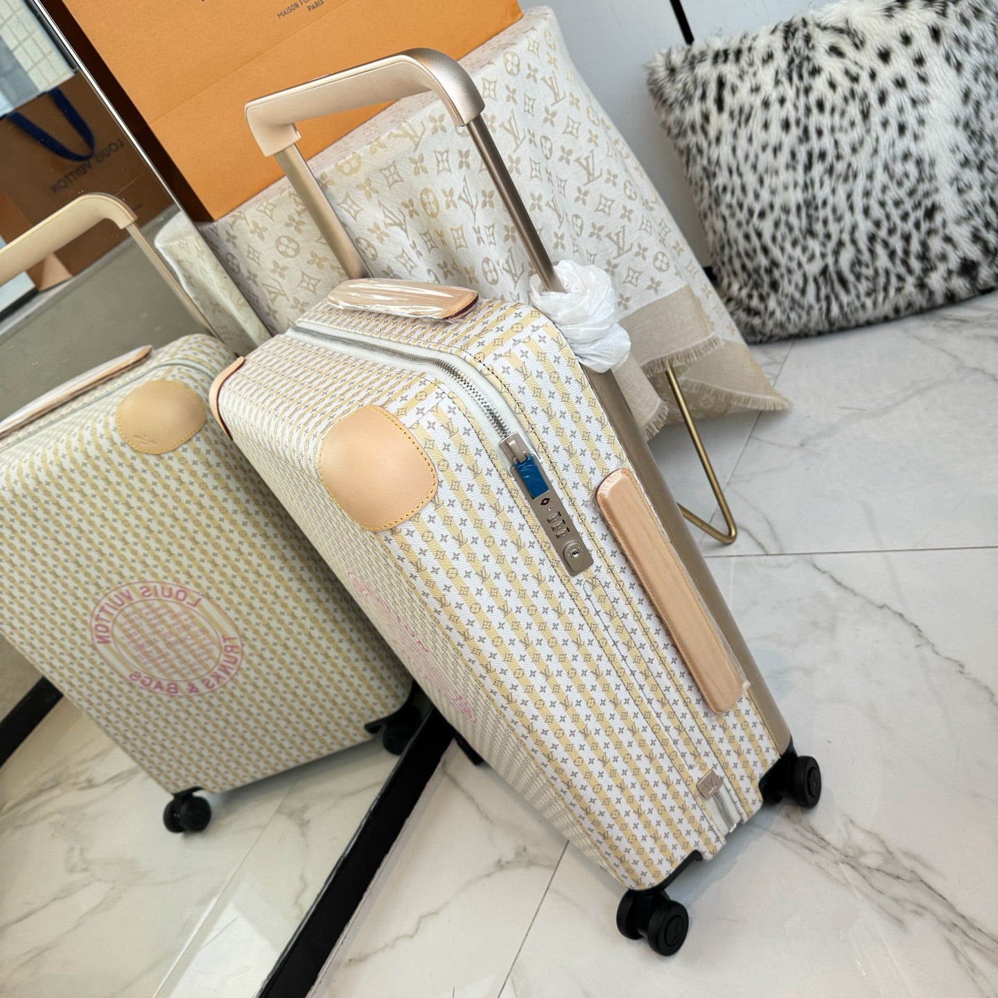 LV A貨 Mini Lin Trunks & Bags 復古旅行箱