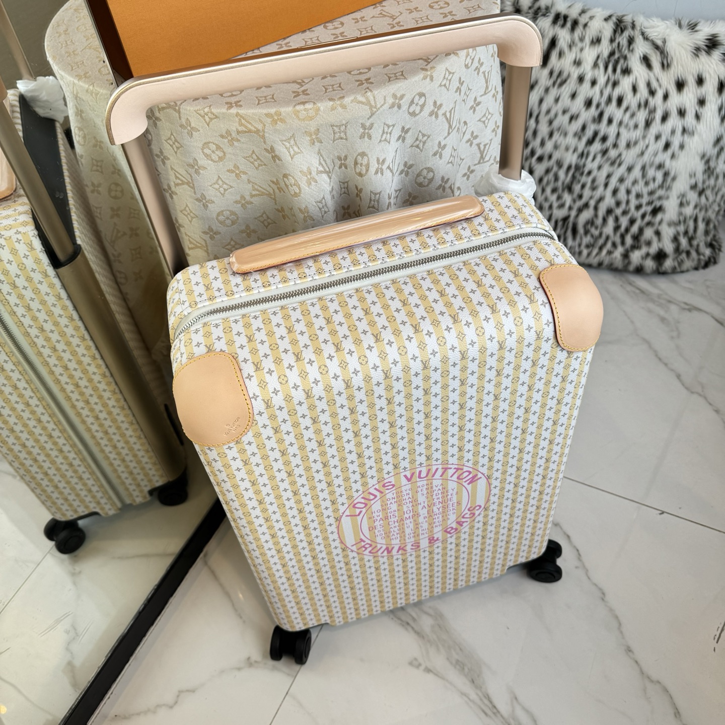 LV A貨 Mini Lin Trunks & Bags 復古旅行箱