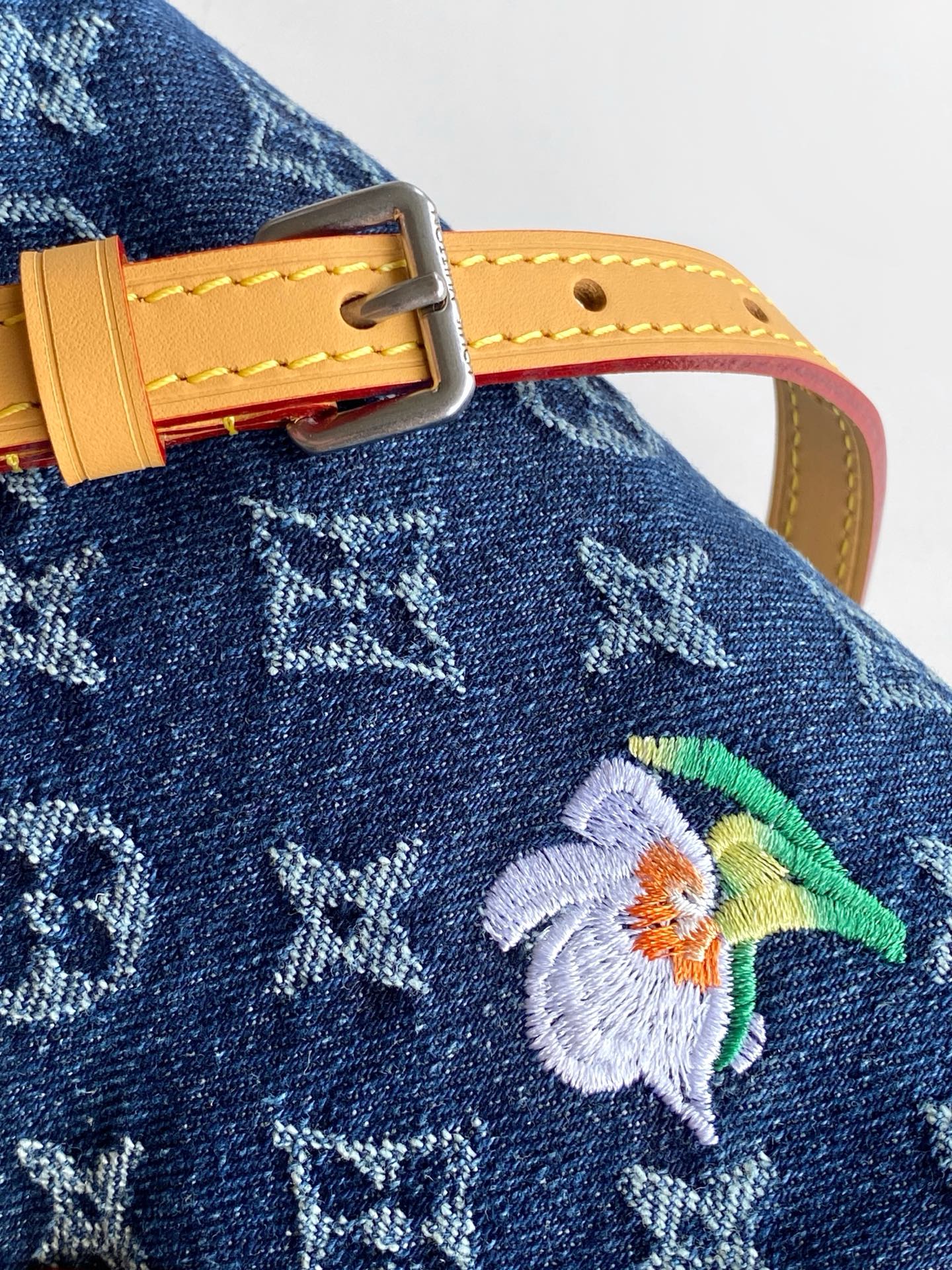LV 一比一 女款 迷你 Speedy 牛仔刺繡 手提斜背包 可愛輕奢款| 9 LV 一比一 女款 迷你 Speedy 牛仔刺繡 手提斜背包 可愛輕奢款