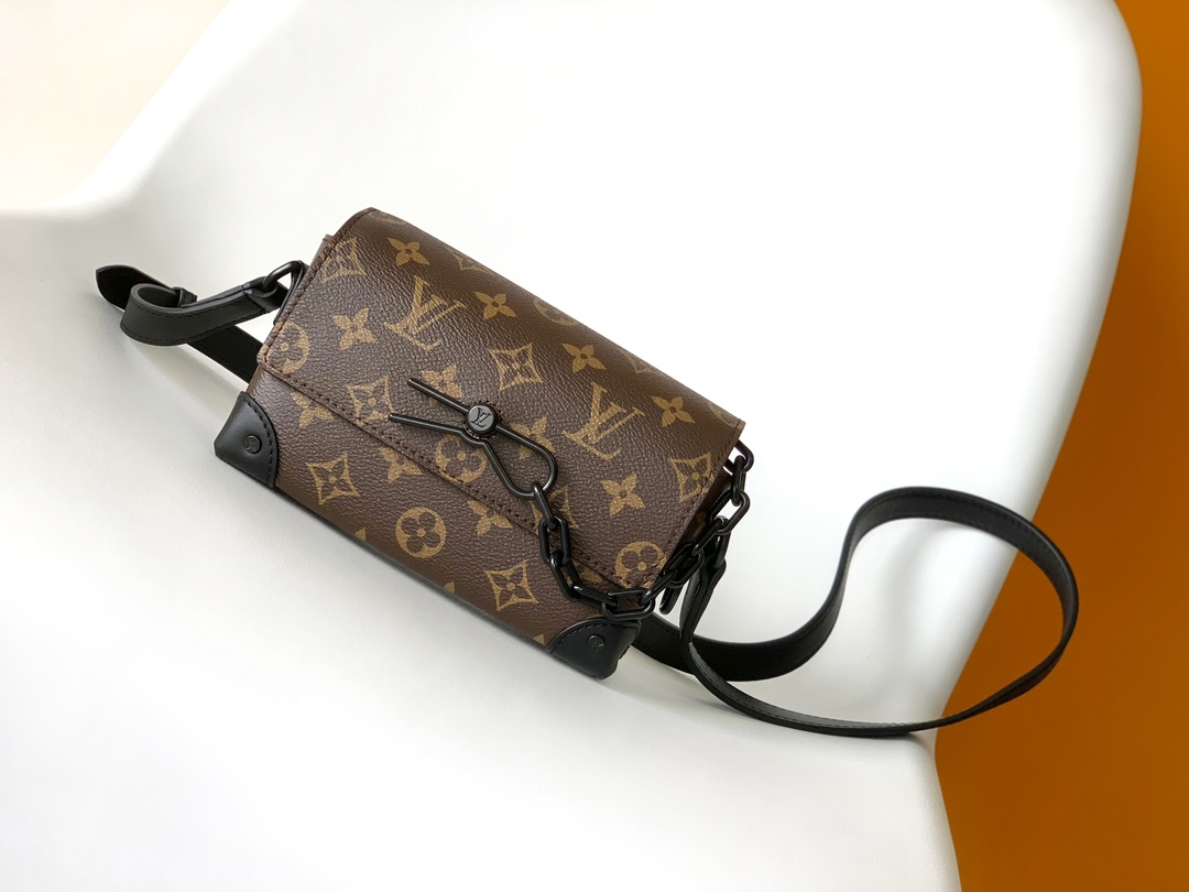 LV 原單 女款 Monogram 鏈條翻蓋斜背包 經典老花 百搭時尚款