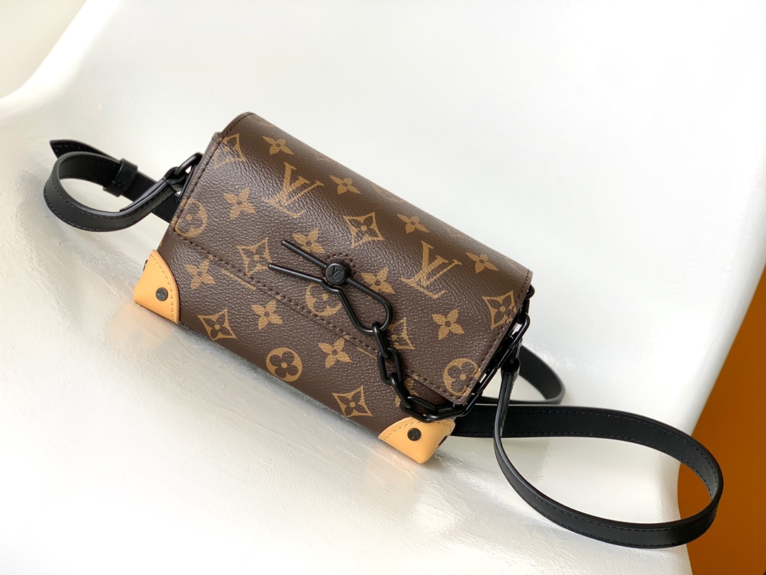 LV 高仿 女款 老花拼皮鏈條斜背包 經典設計 百搭時尚款| 3 LV 高仿 女款 老花拼皮鏈條斜背包 經典設計 百搭時尚款