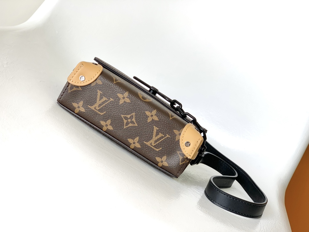 LV 高仿 女款 老花拼皮鏈條斜背包 經典設計 百搭時尚款| 12 LV 高仿 女款 老花拼皮鏈條斜背包 經典設計 百搭時尚款