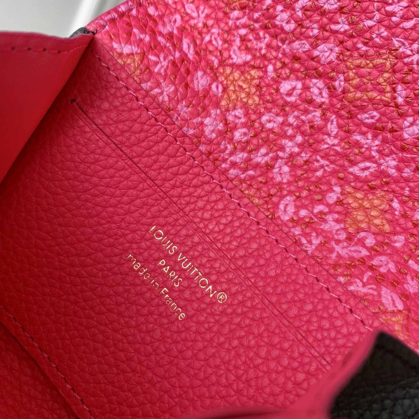 LV 原單壓紋短夾 一比一精品零錢包 女用摺疊卡夾
