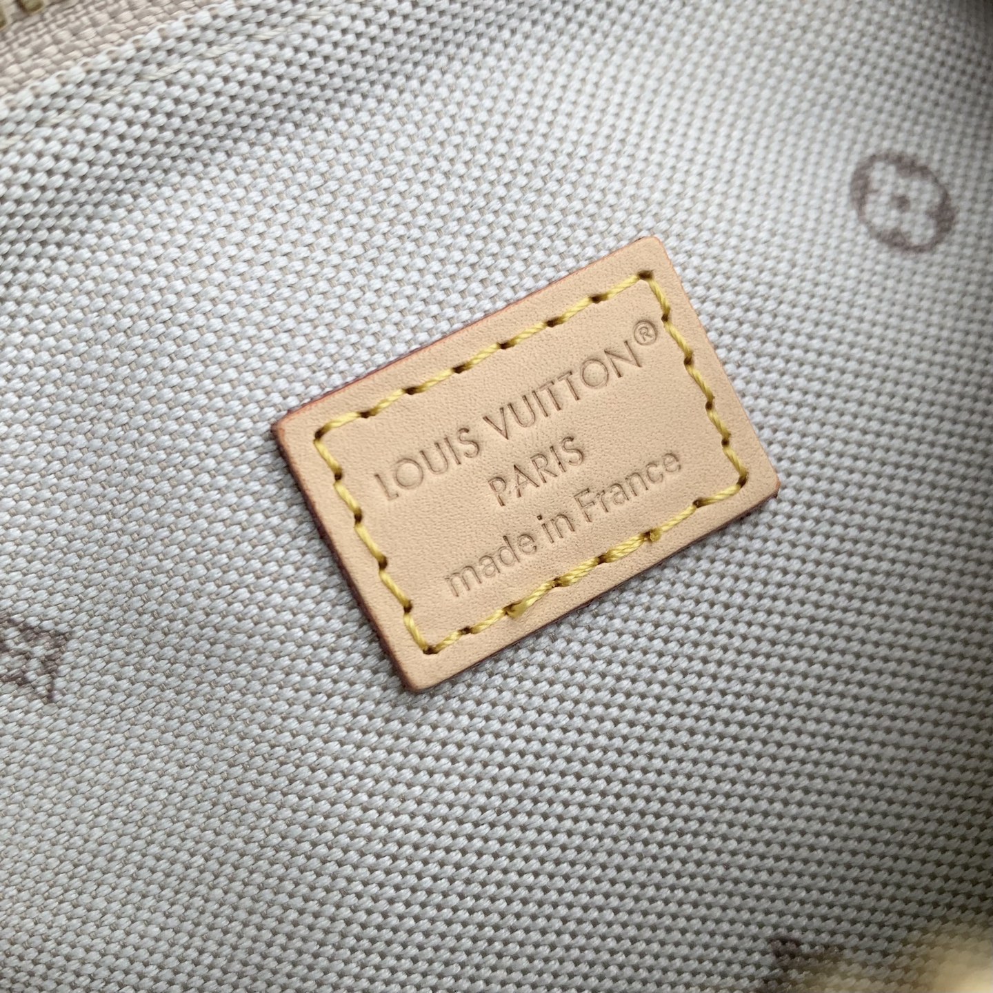 LV 高仿Speedy迷你包 一比一白色老花手提斜背包