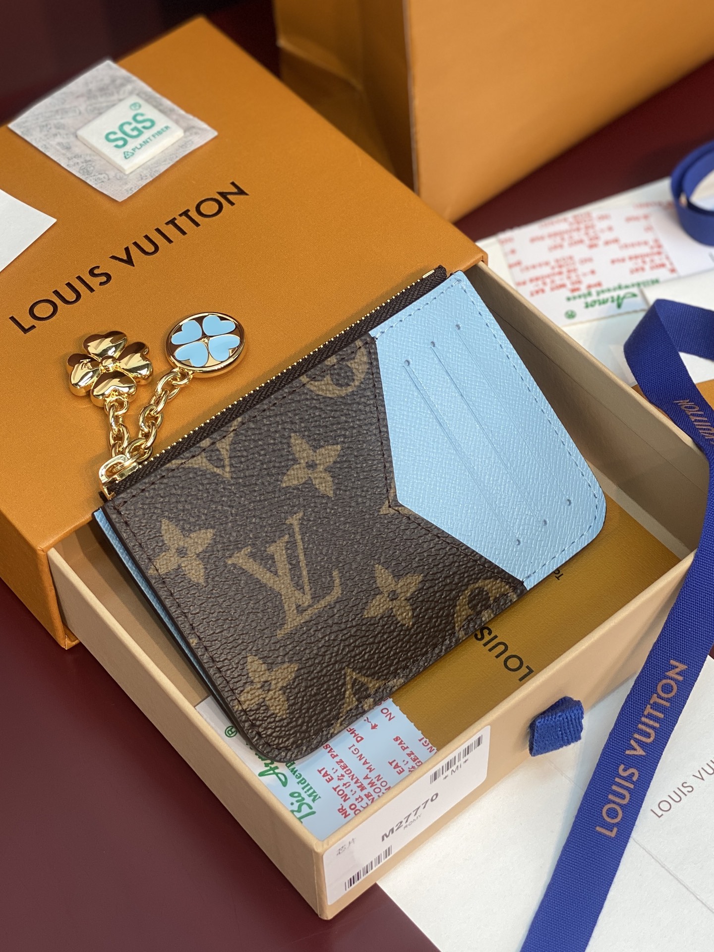 LV A貨 Monogram 零錢包 四葉草掛飾款 女用迷你收納皮夾| 6 LV A貨 Monogram 零錢包 四葉草掛飾款 女用迷你收納皮夾