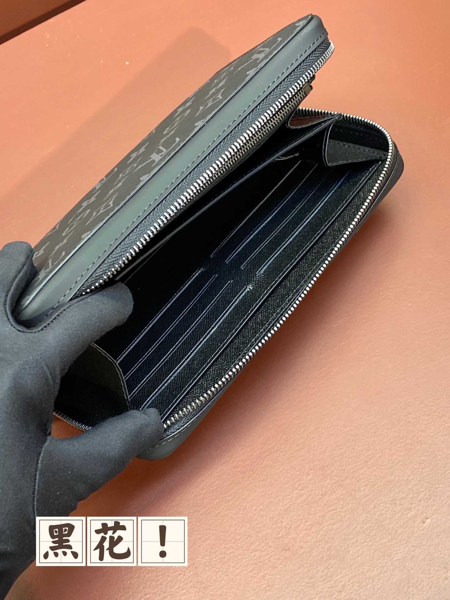 LV 一比一 Monogram Eclipse 拉鍊長夾 黑花男士手拿包皮夾| 12 LV 一比一 Monogram Eclipse 拉鍊長夾 黑花男士手拿包皮夾