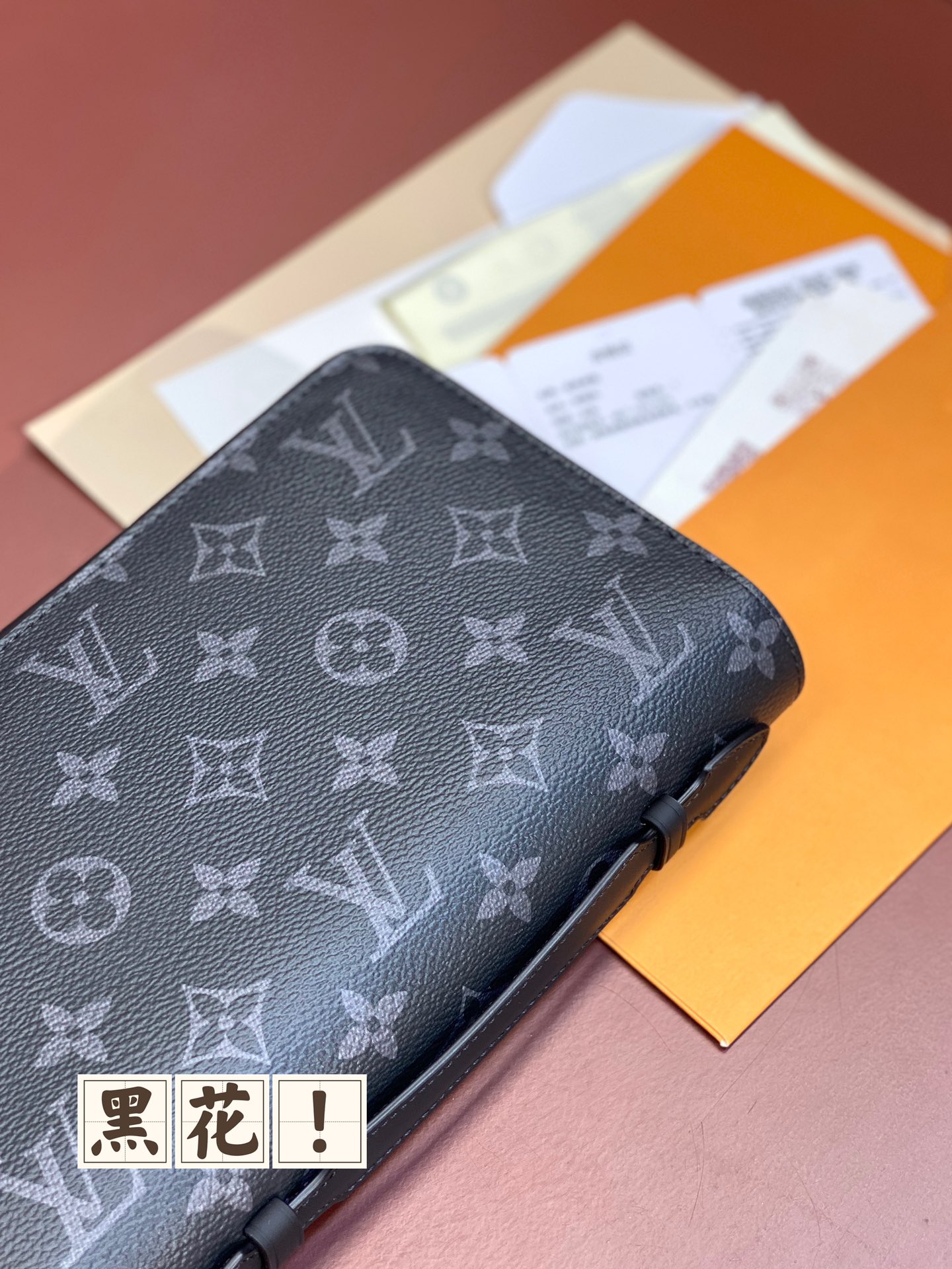 LV 一比一 Monogram Eclipse 拉鍊長夾 黑花男士手拿包皮夾| 9 LV 一比一 Monogram Eclipse 拉鍊長夾 黑花男士手拿包皮夾